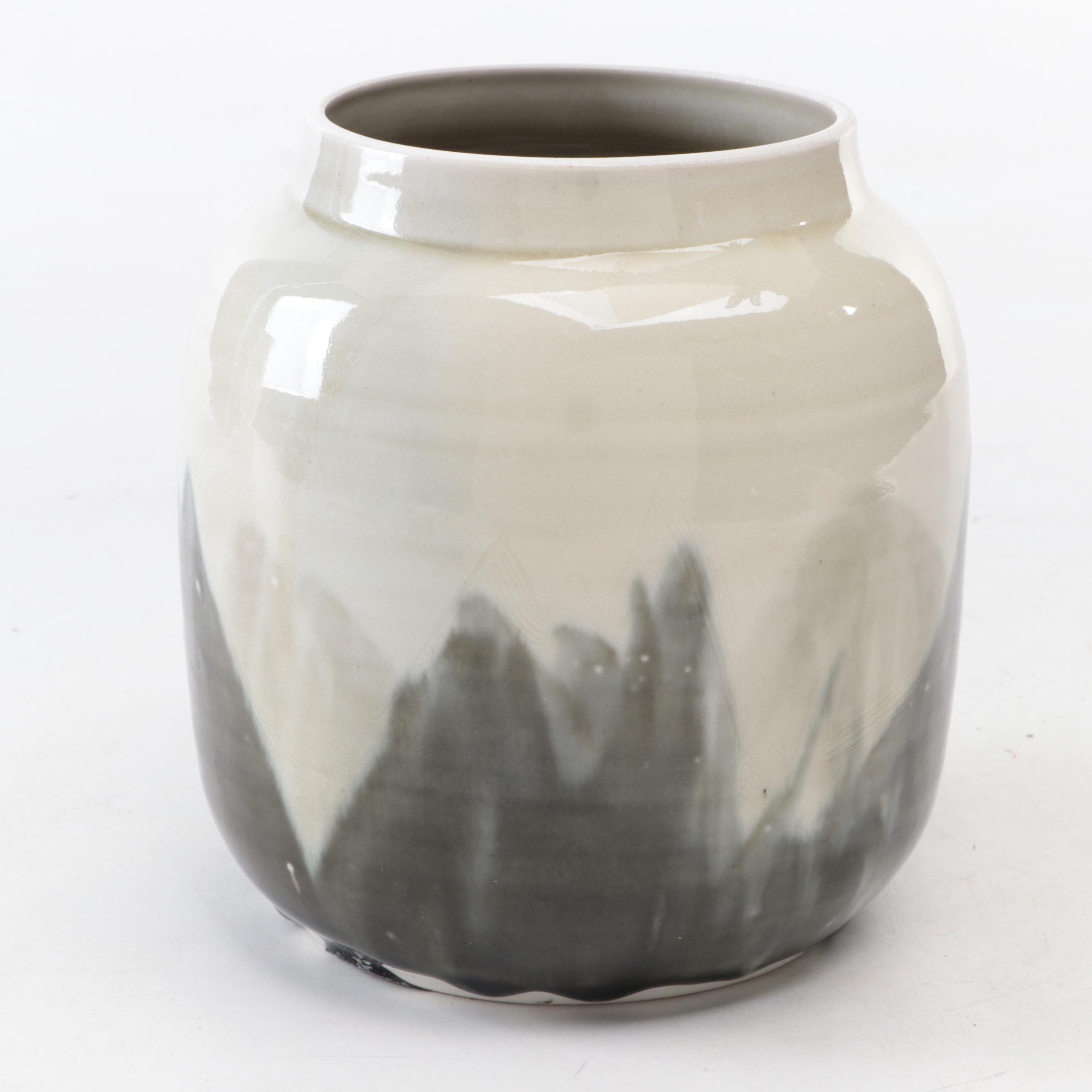 Art Pottery Earthenware Pot with Ceramic Jar