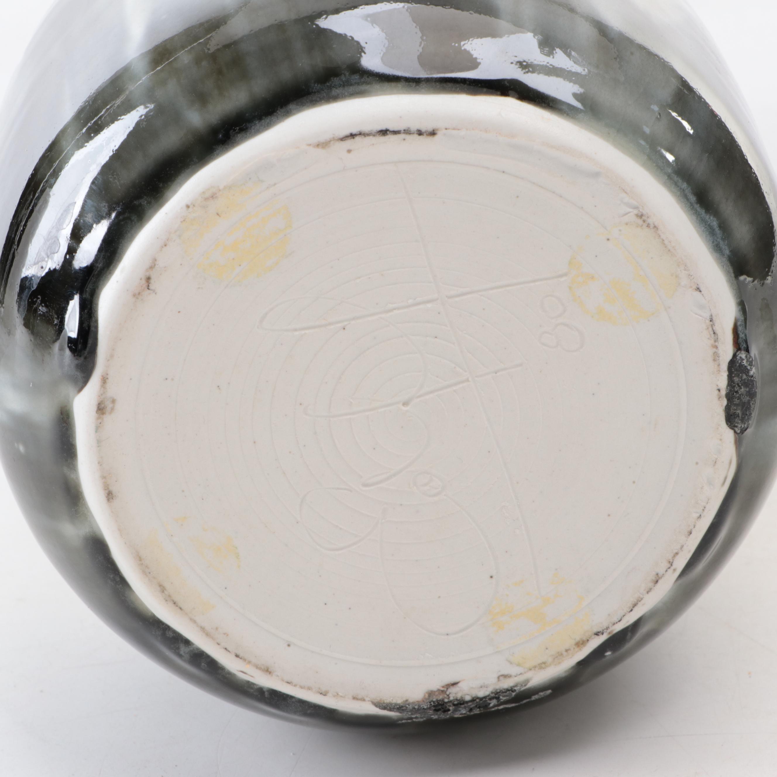 Art Pottery Earthenware Pot with Ceramic Jar