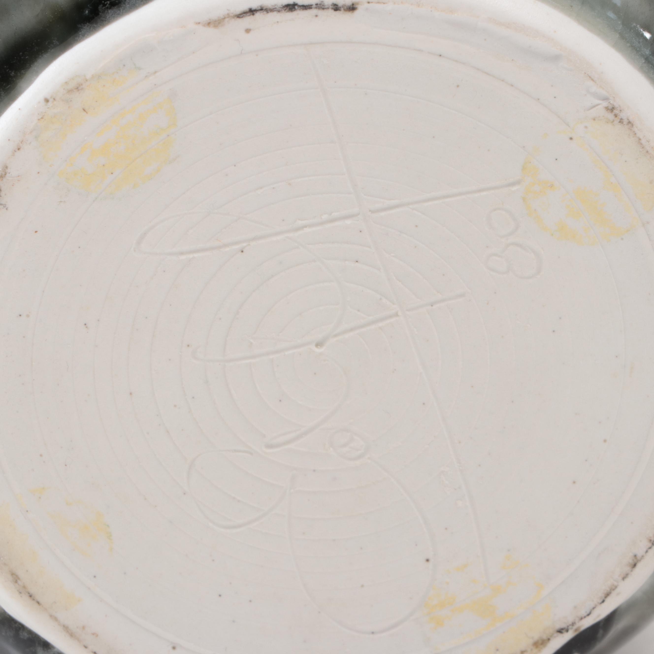 Art Pottery Earthenware Pot with Ceramic Jar