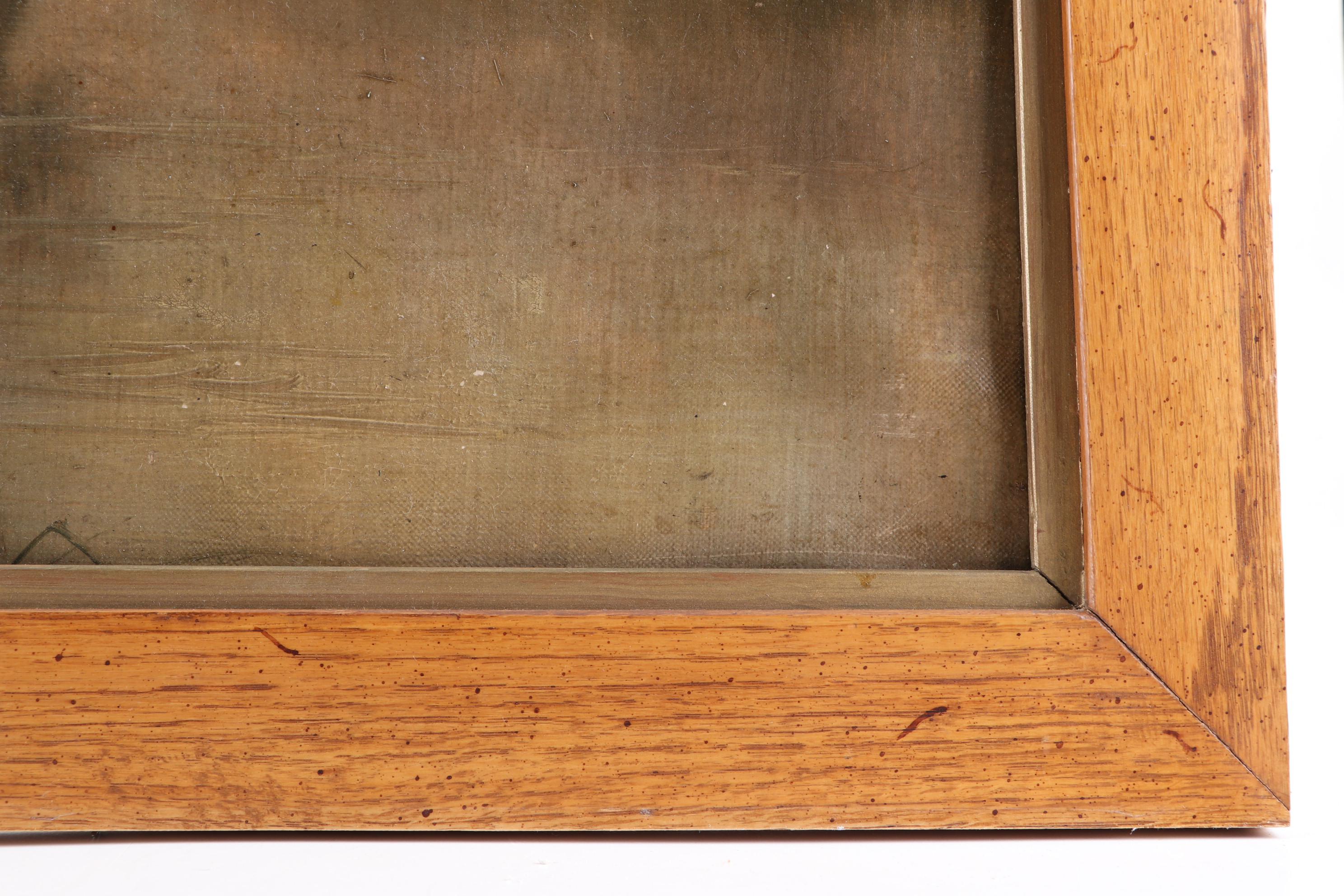 George Whiting Landscape Oil Painting, Early 20th Century