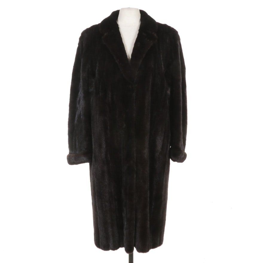 Wrubel and Kozin Full Length Mink Fur Coat
