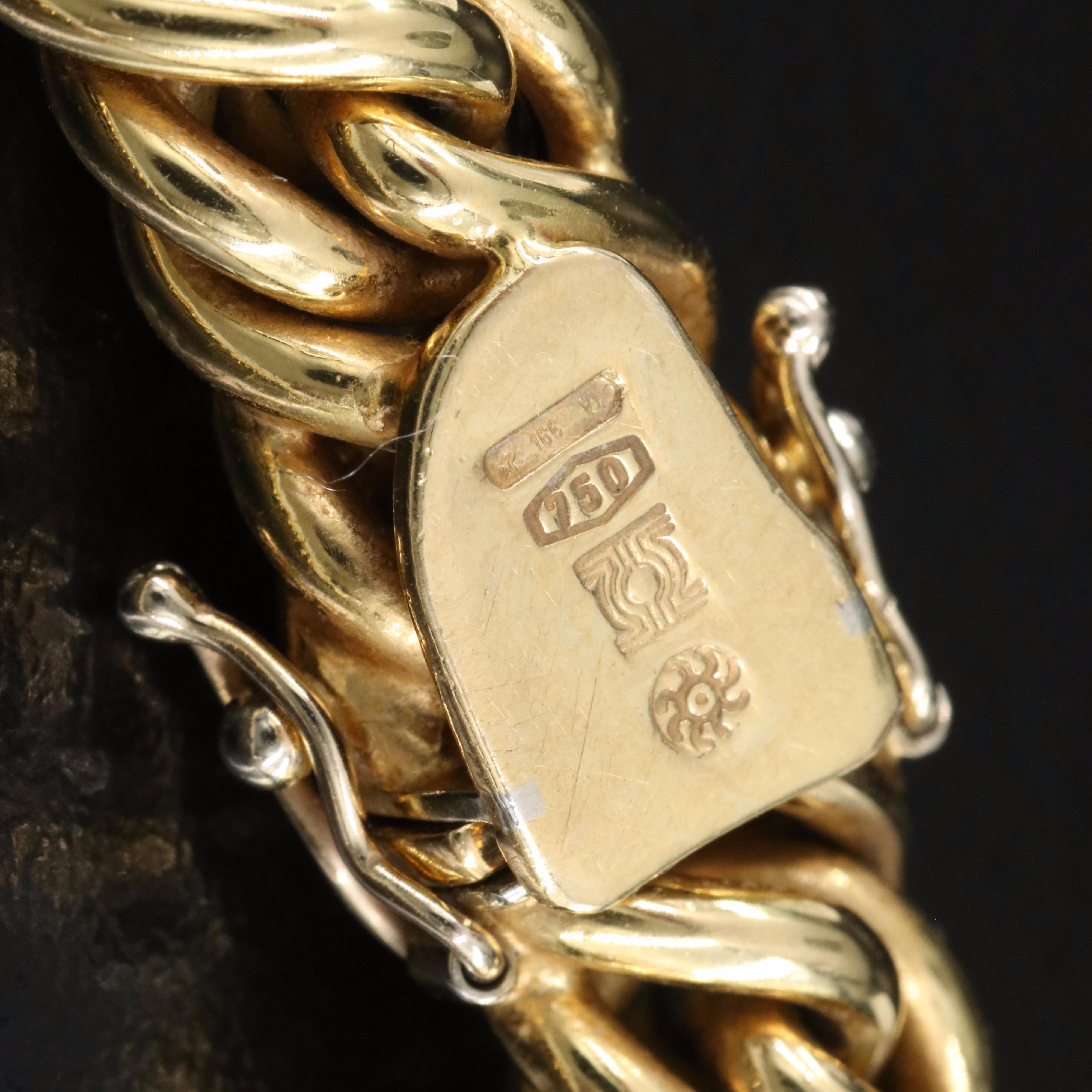 Italian Nicoli-Scola Fancy Link Necklace