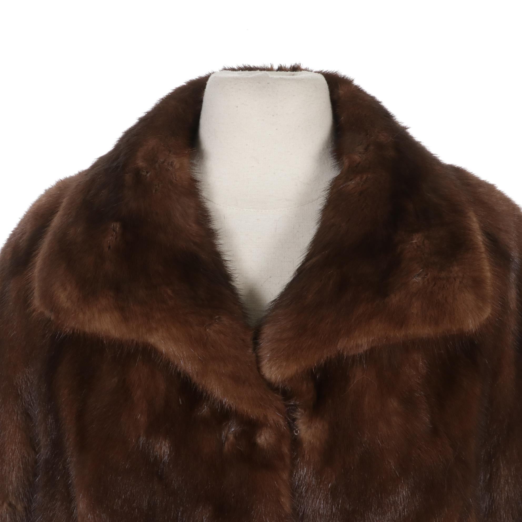 Mink Fur Coat, Mid to Late 20th Century