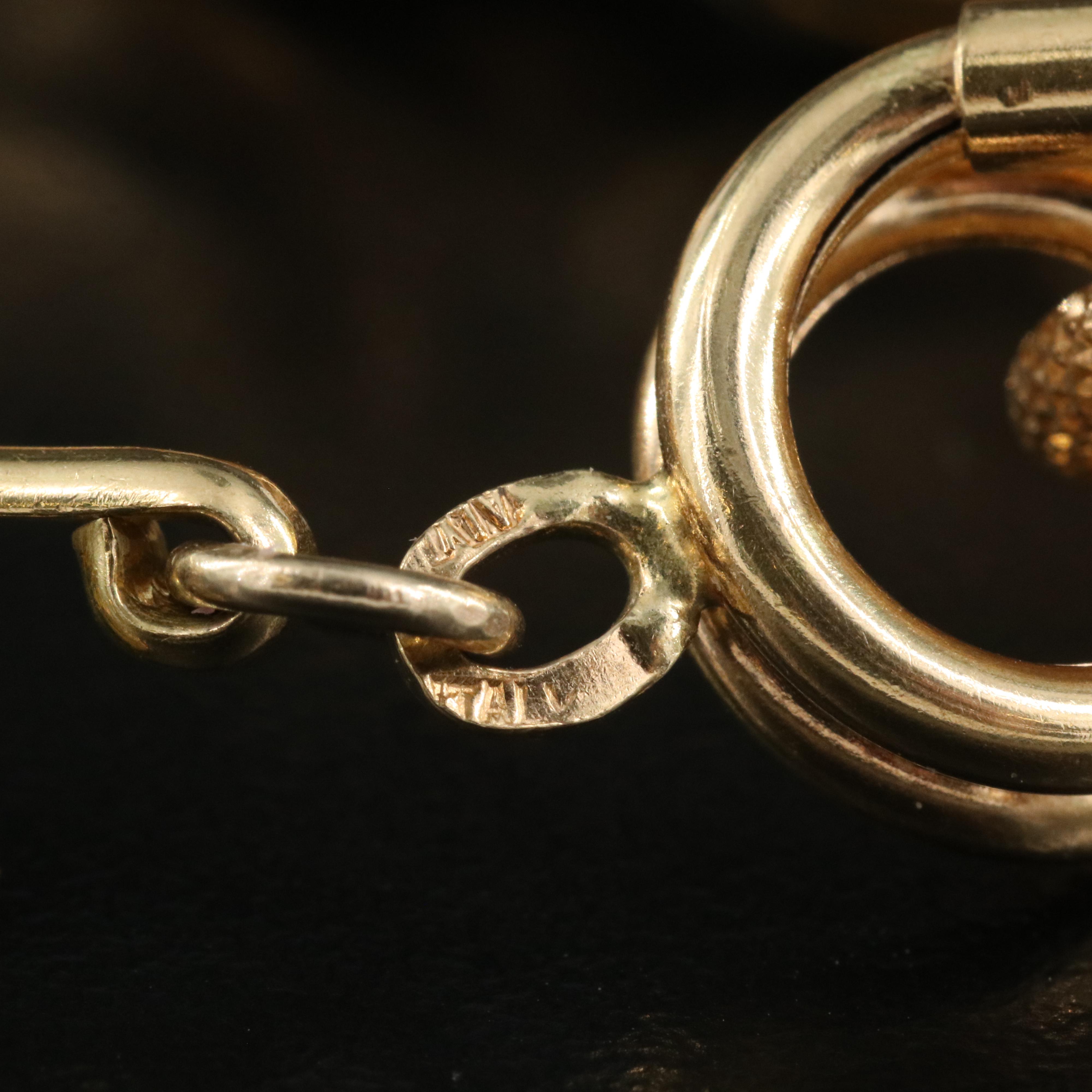 Italian 18K Fancy Link Bracelet