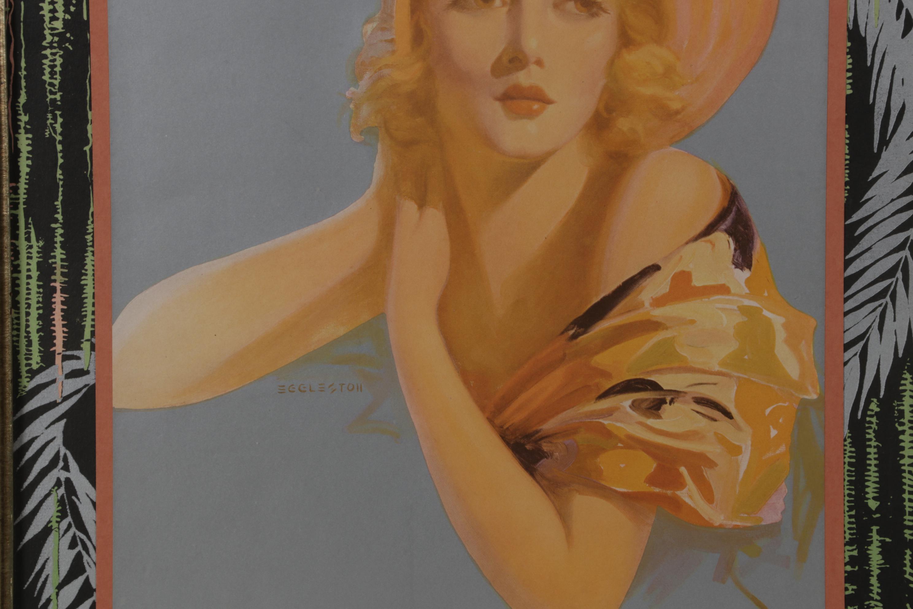 Offset Lithograph After Edward M. Eggleston "Memories," Circa 1933