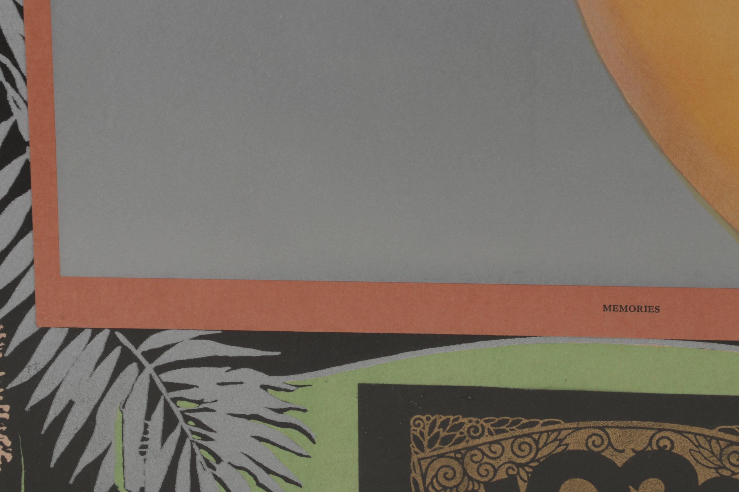 Offset Lithograph After Edward M. Eggleston "Memories," Circa 1933