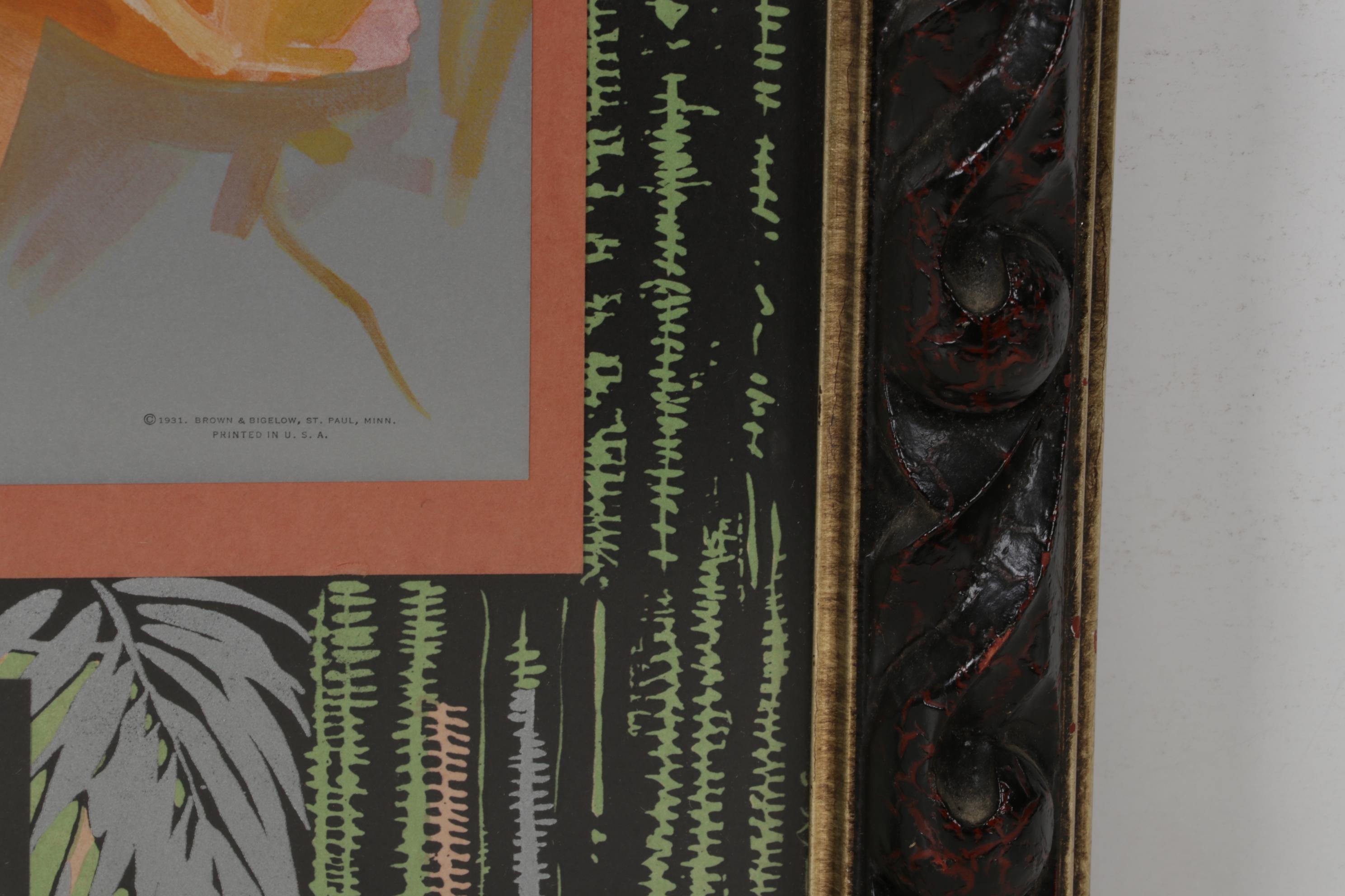 Offset Lithograph After Edward M. Eggleston "Memories," Circa 1933