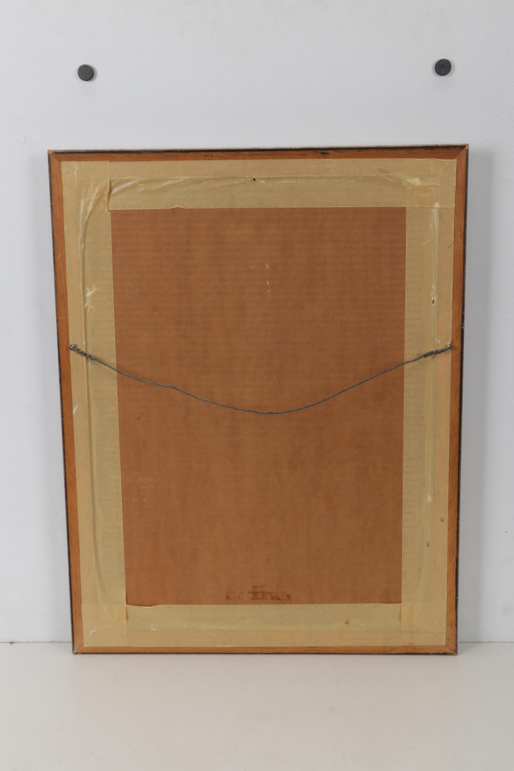 Offset Lithograph After Edward M. Eggleston "Memories," Circa 1933