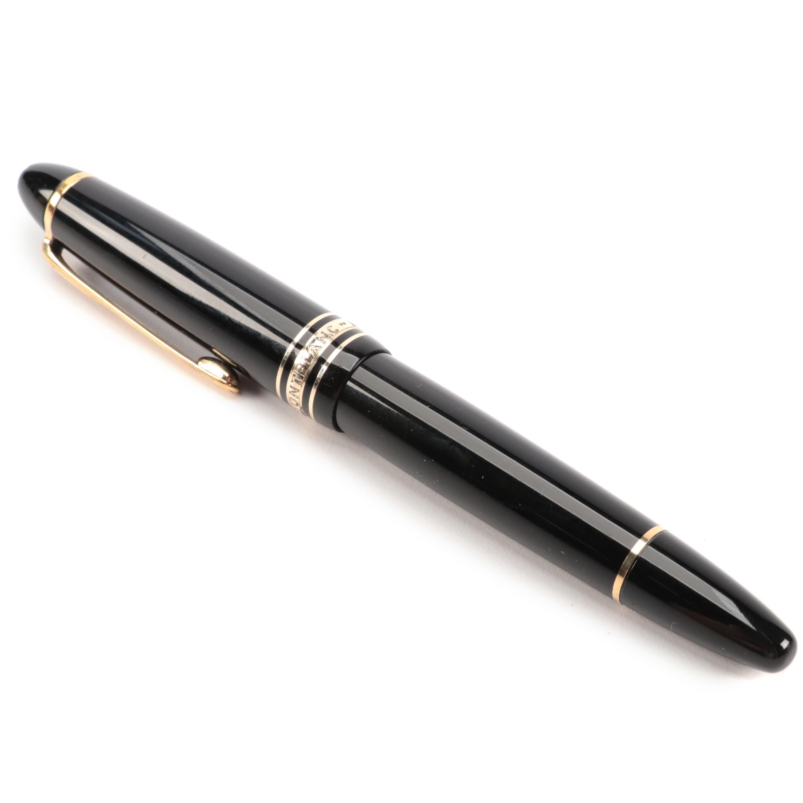 Montblanc Meisterstück Black Resin Fountain Pen with 14K Nib