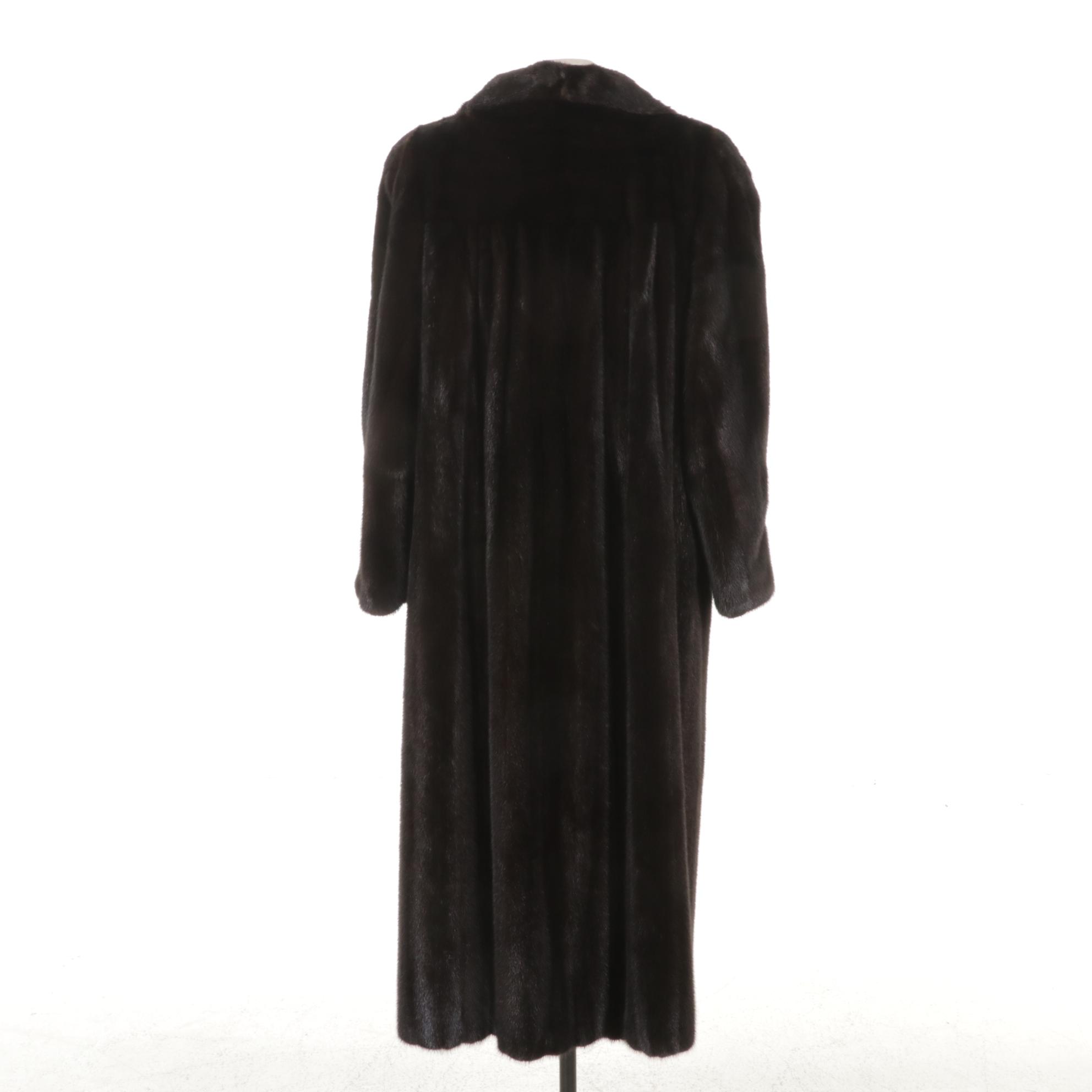 Mink Fur Full-Length Coat by Oscar De La Renta