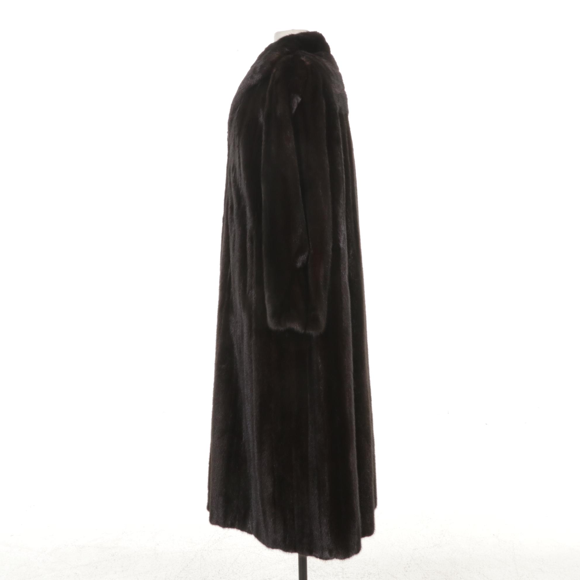Mink Fur Full-Length Coat by Oscar De La Renta