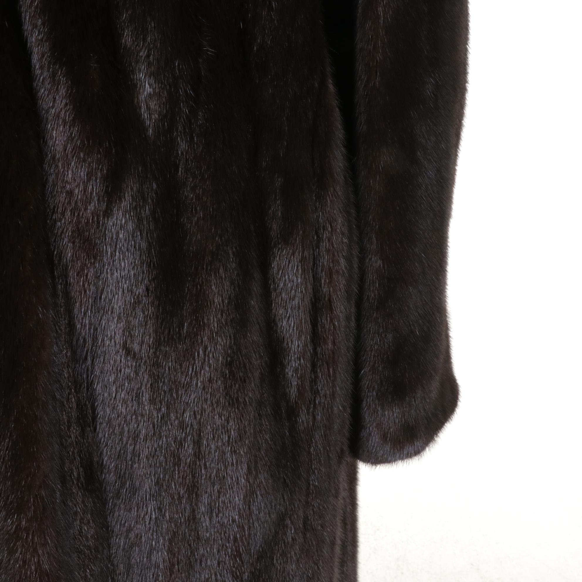 Mink Fur Full-Length Coat by Oscar De La Renta