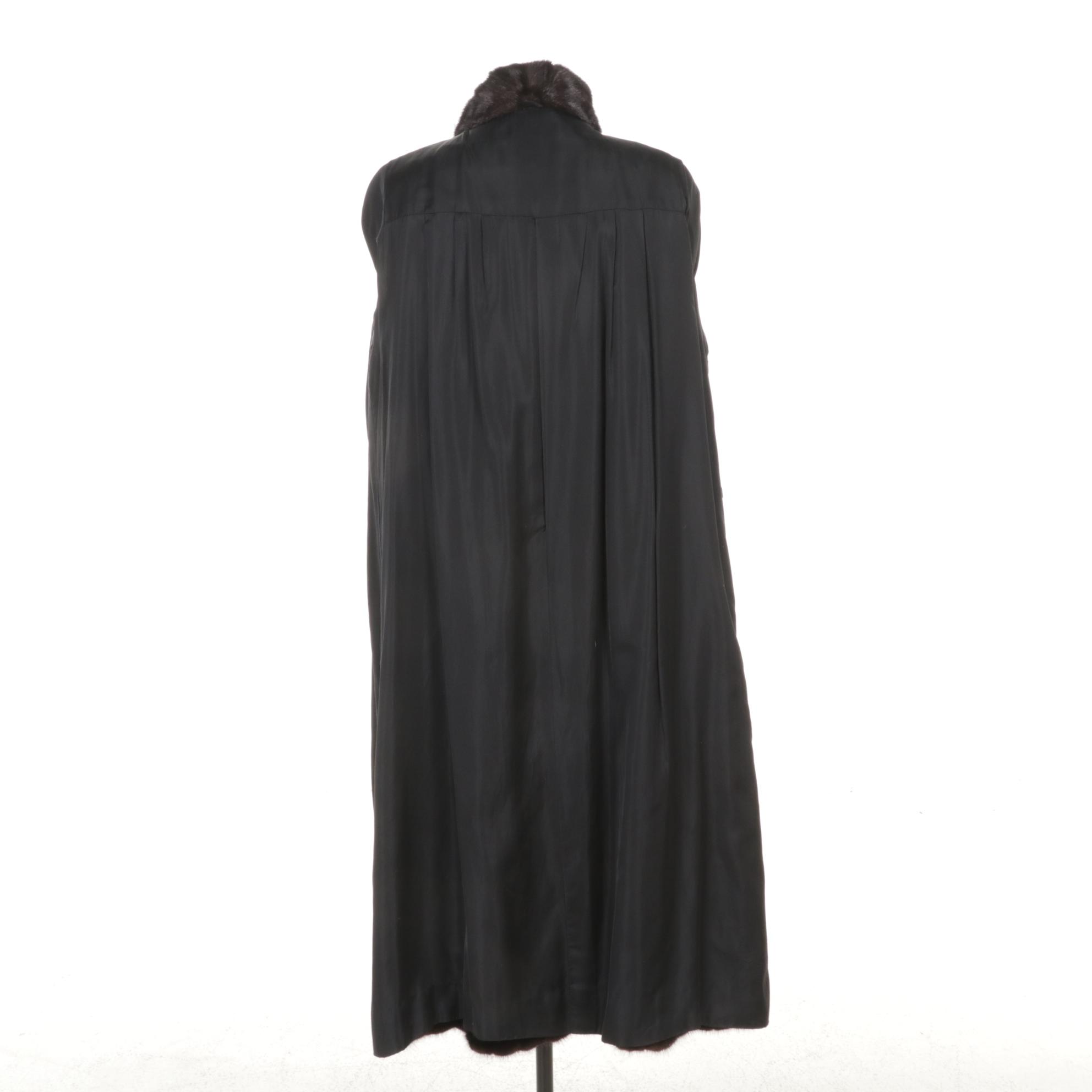 Mink Fur Full-Length Coat by Oscar De La Renta