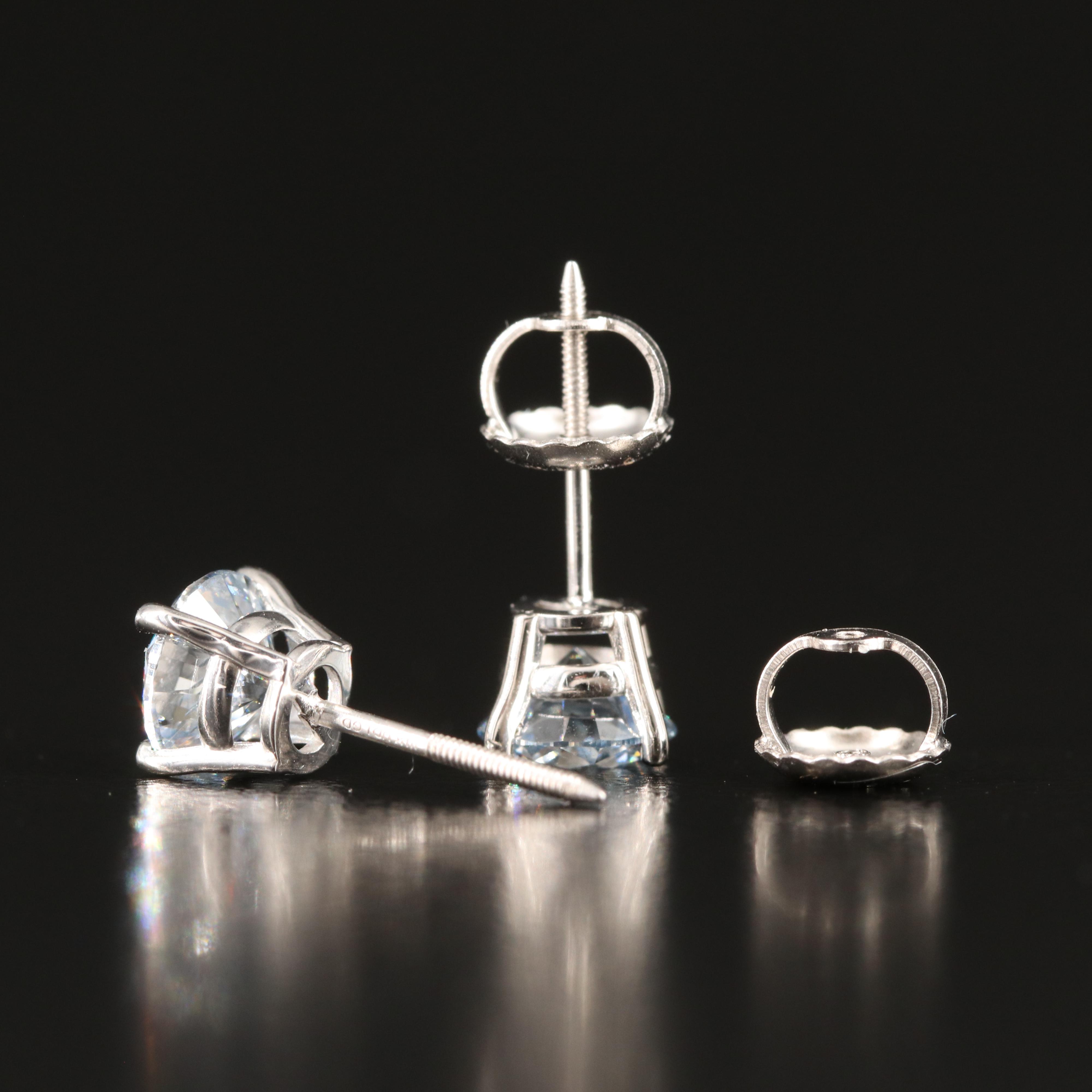 14K 1.26 CTW Lab Grown Diamond Stud Earrings