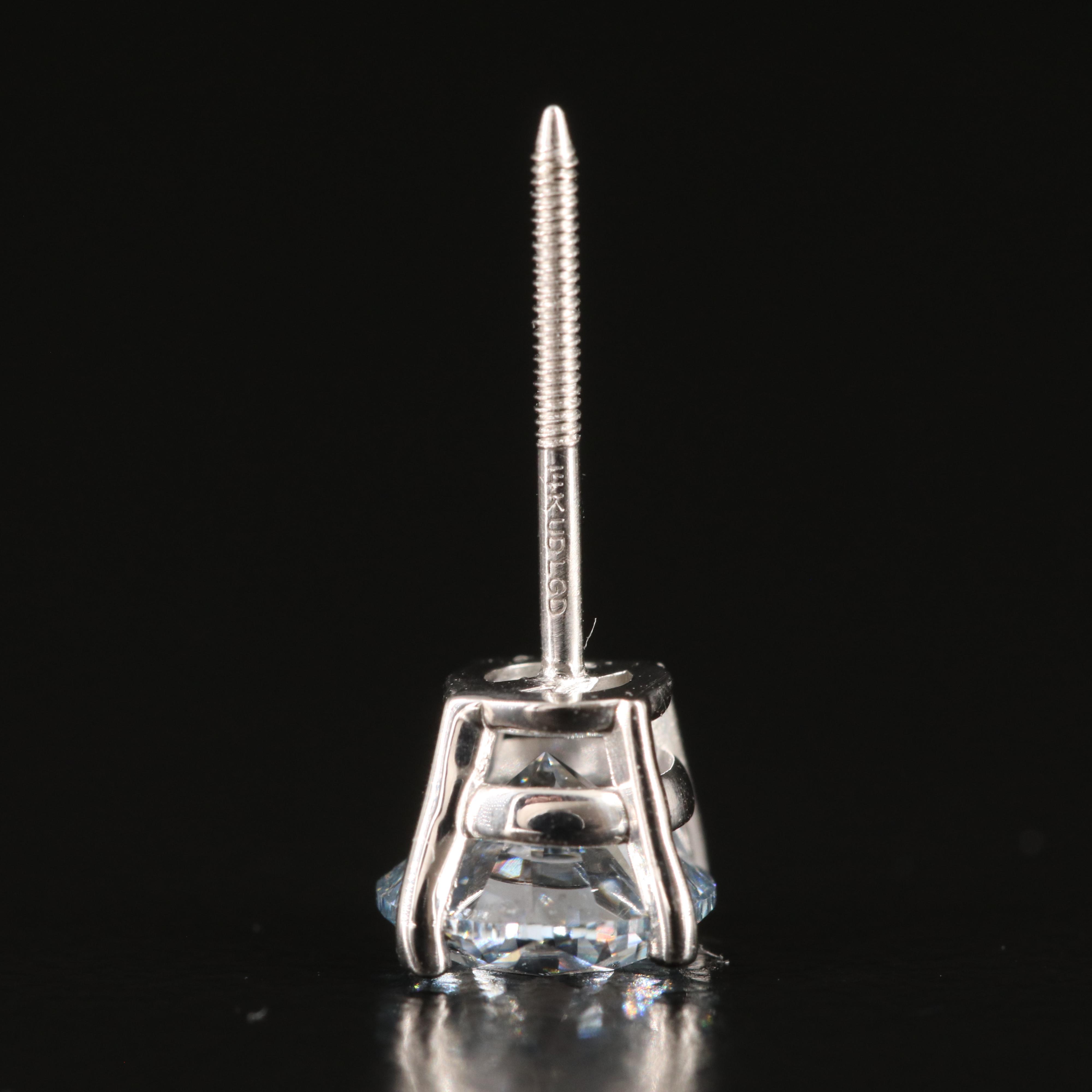 14K 1.26 CTW Lab Grown Diamond Stud Earrings