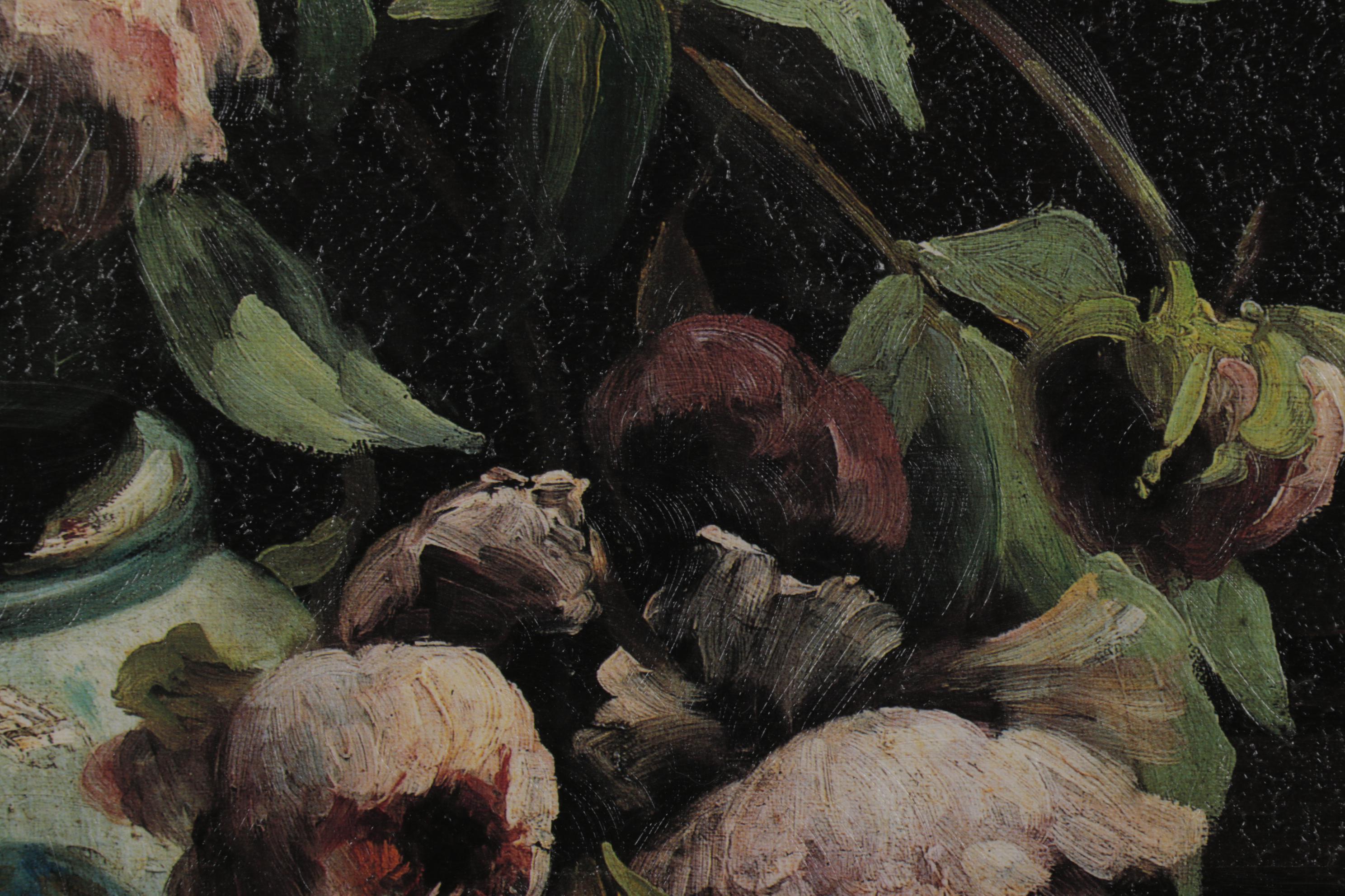 Offset Lithograph After Charles Giraud "Peonies & Lilac," Circa 2000