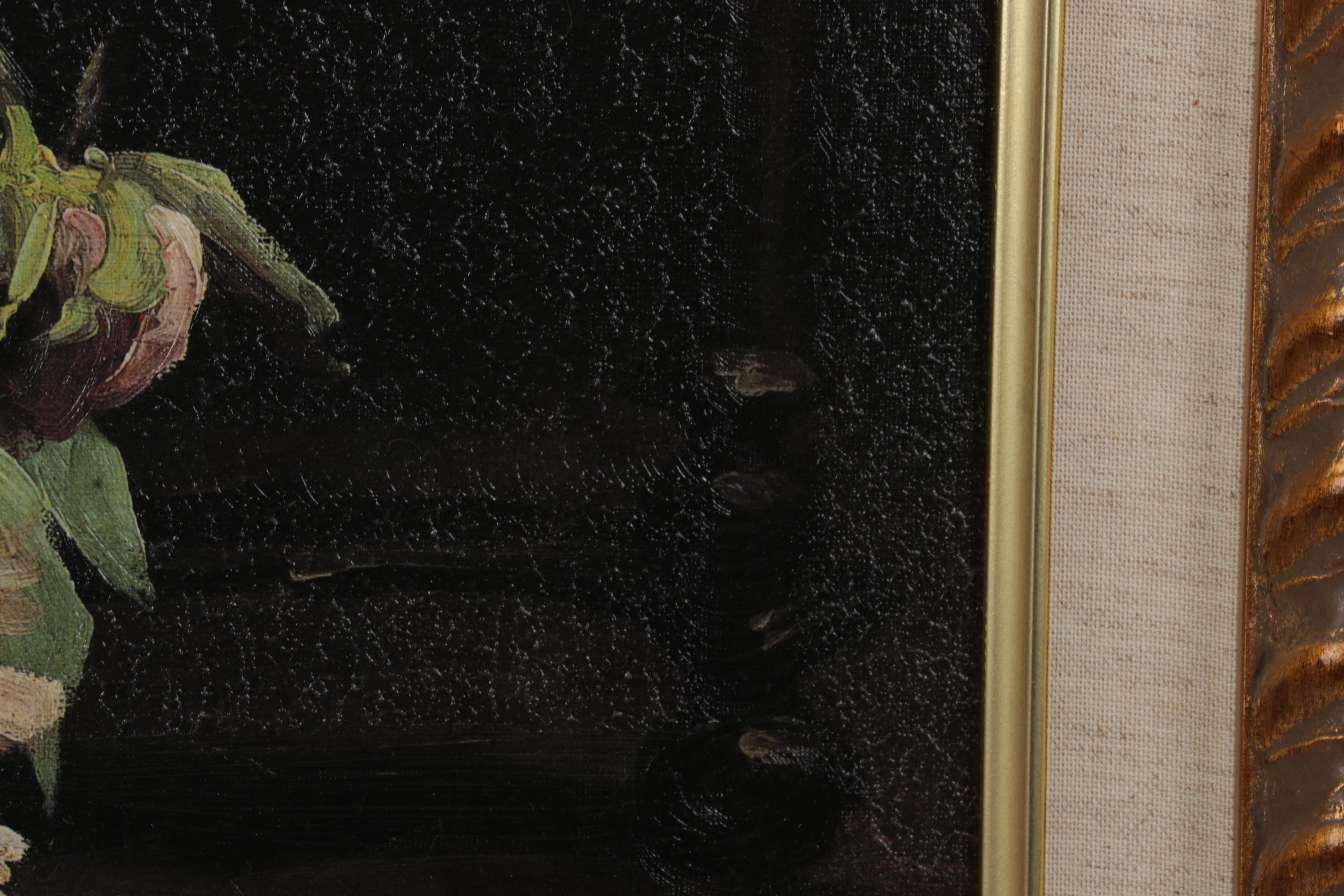 Offset Lithograph After Charles Giraud "Peonies & Lilac," Circa 2000