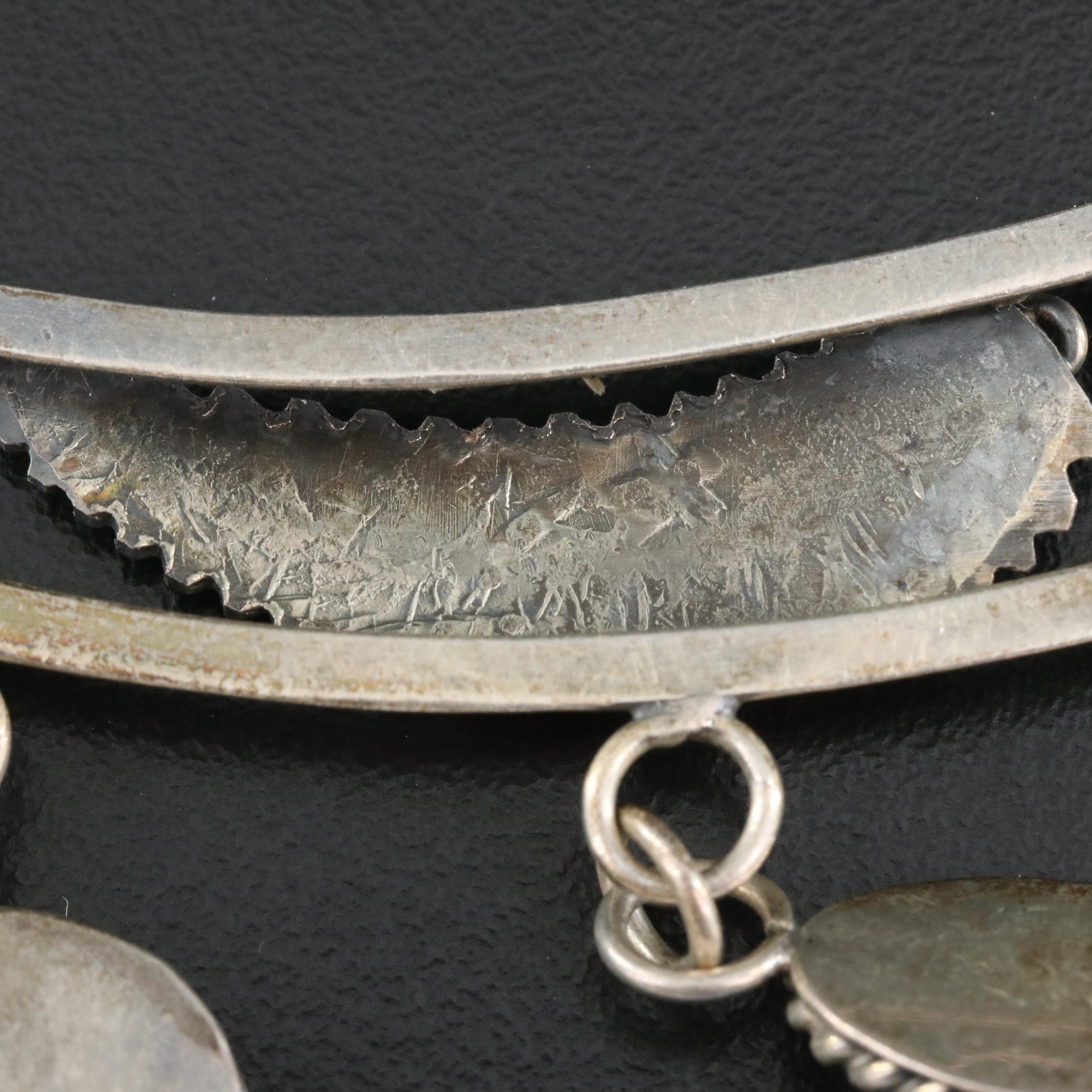 Western Style Sterling Turquoise Necklace