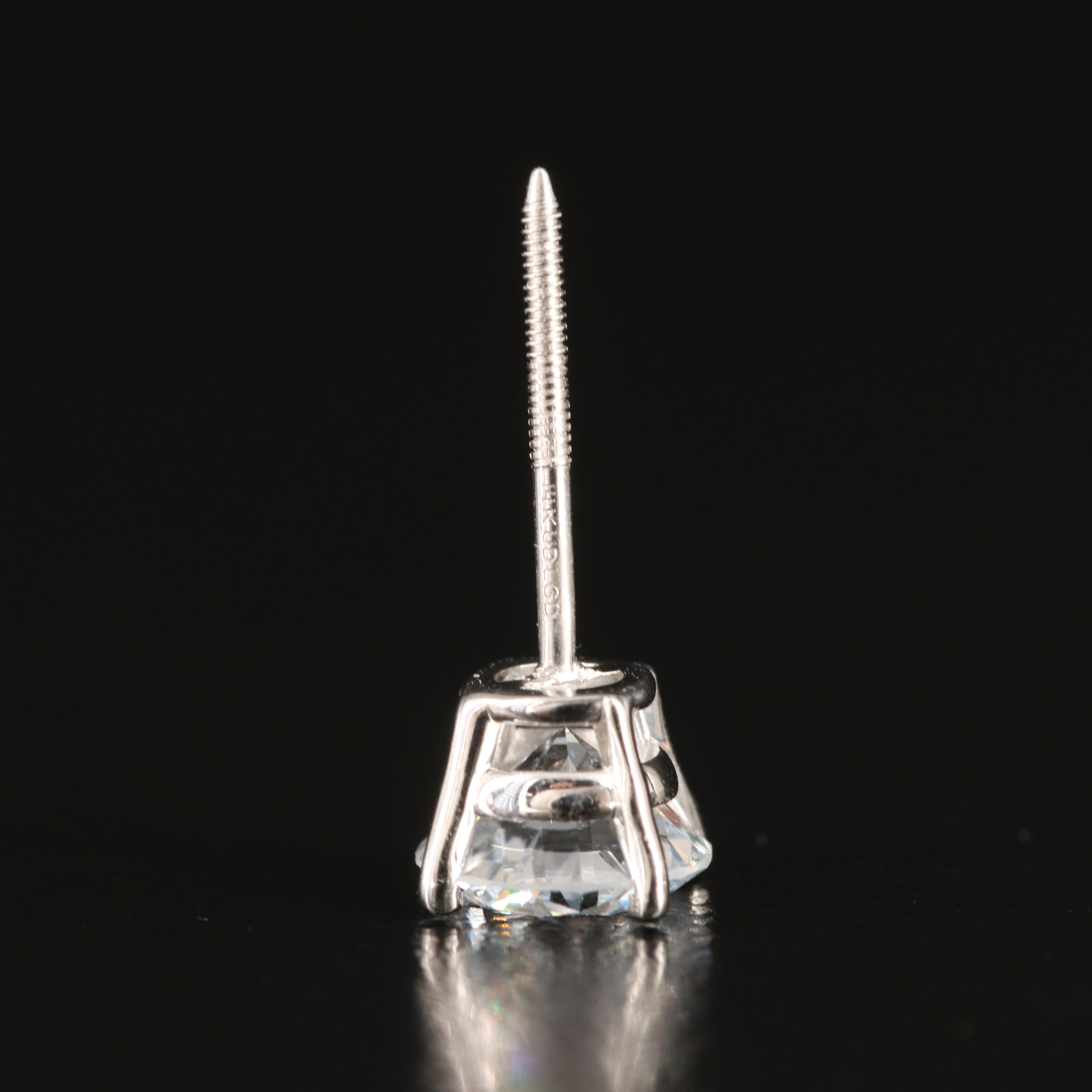 14K 1.28 CTW Lab Grown Diamond Stud Earrings