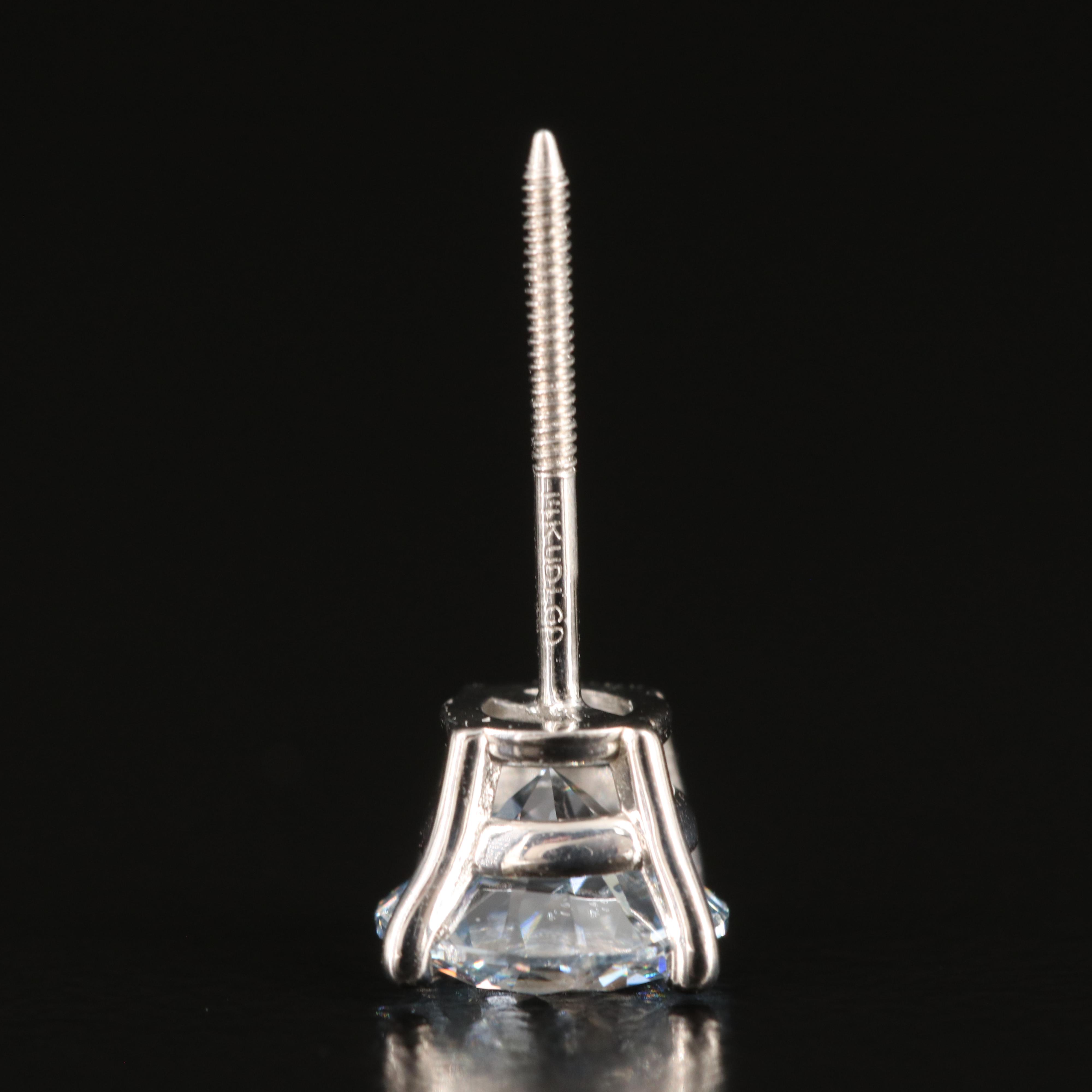 14K 1.38 CTW Lab Grown Diamond Stud Earrings