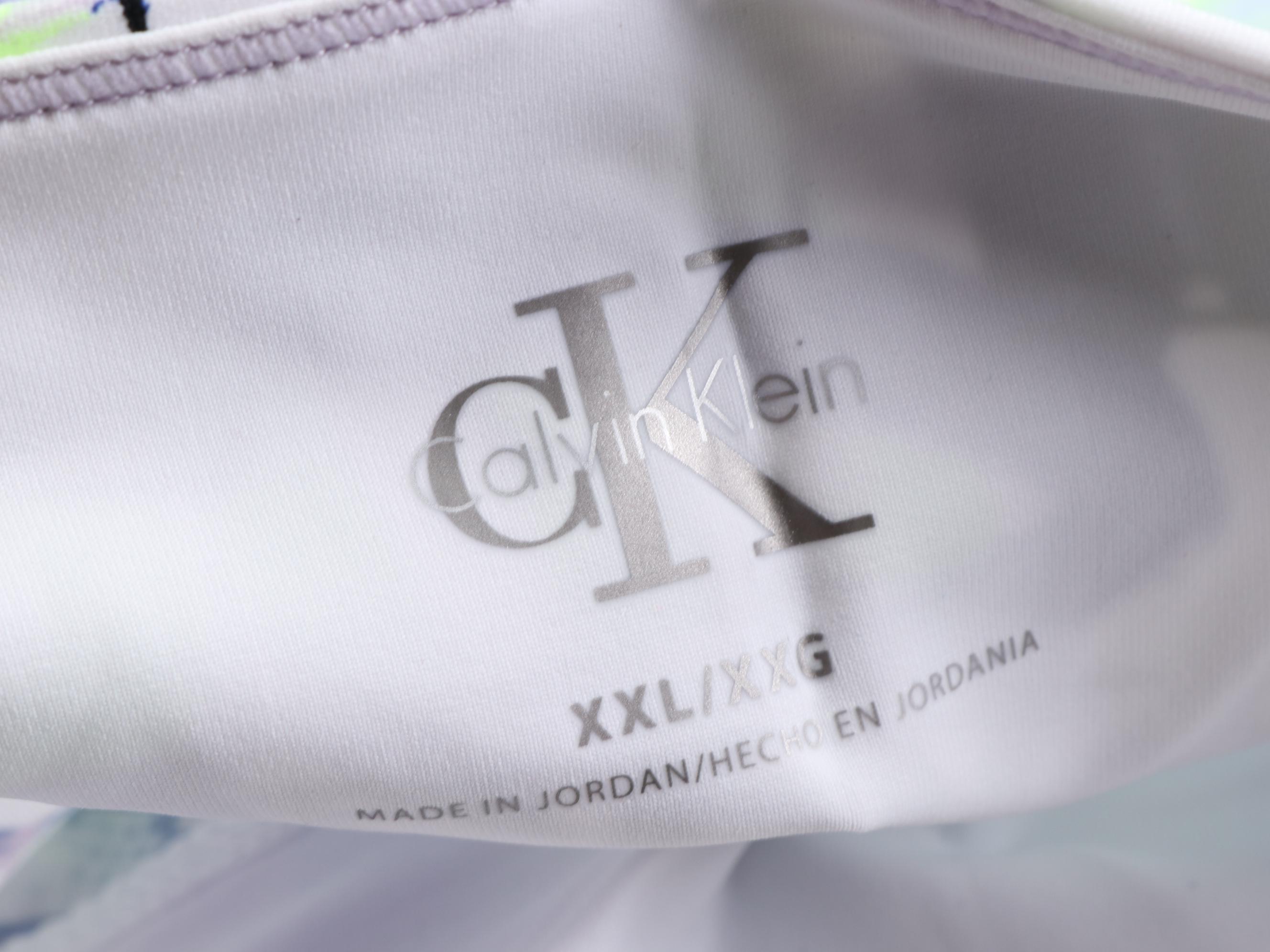 Calvin Klein Printed High-Waisted Bike Shorts, New With Tags