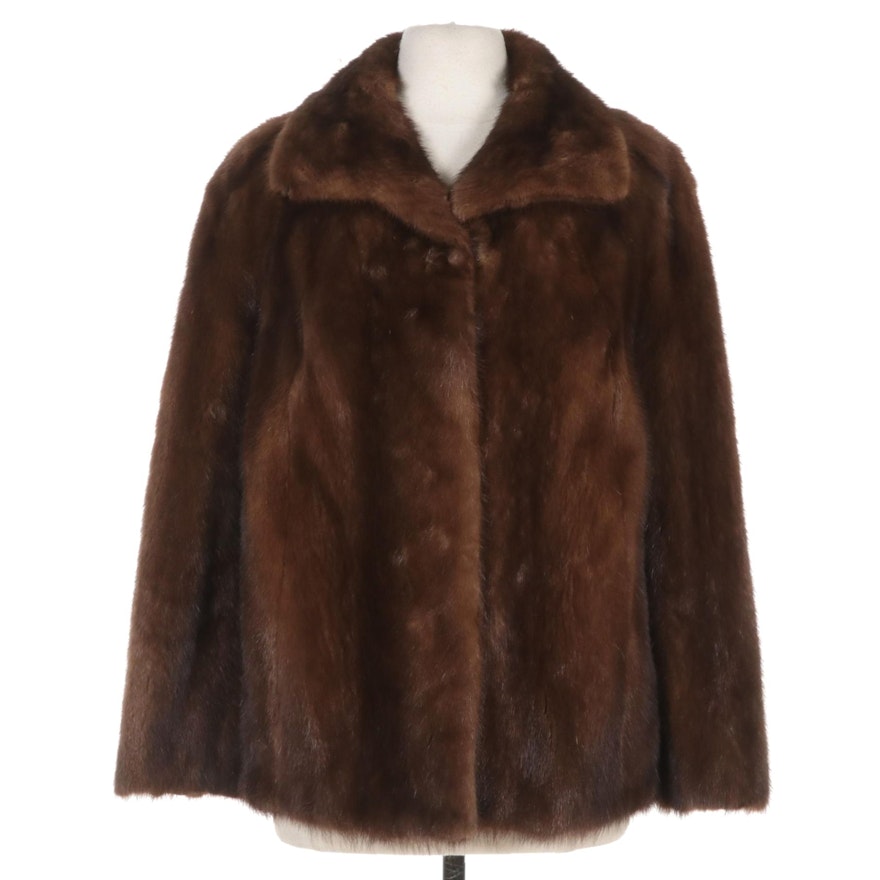 Mink Fur Coat, Mid to Late 20th Century