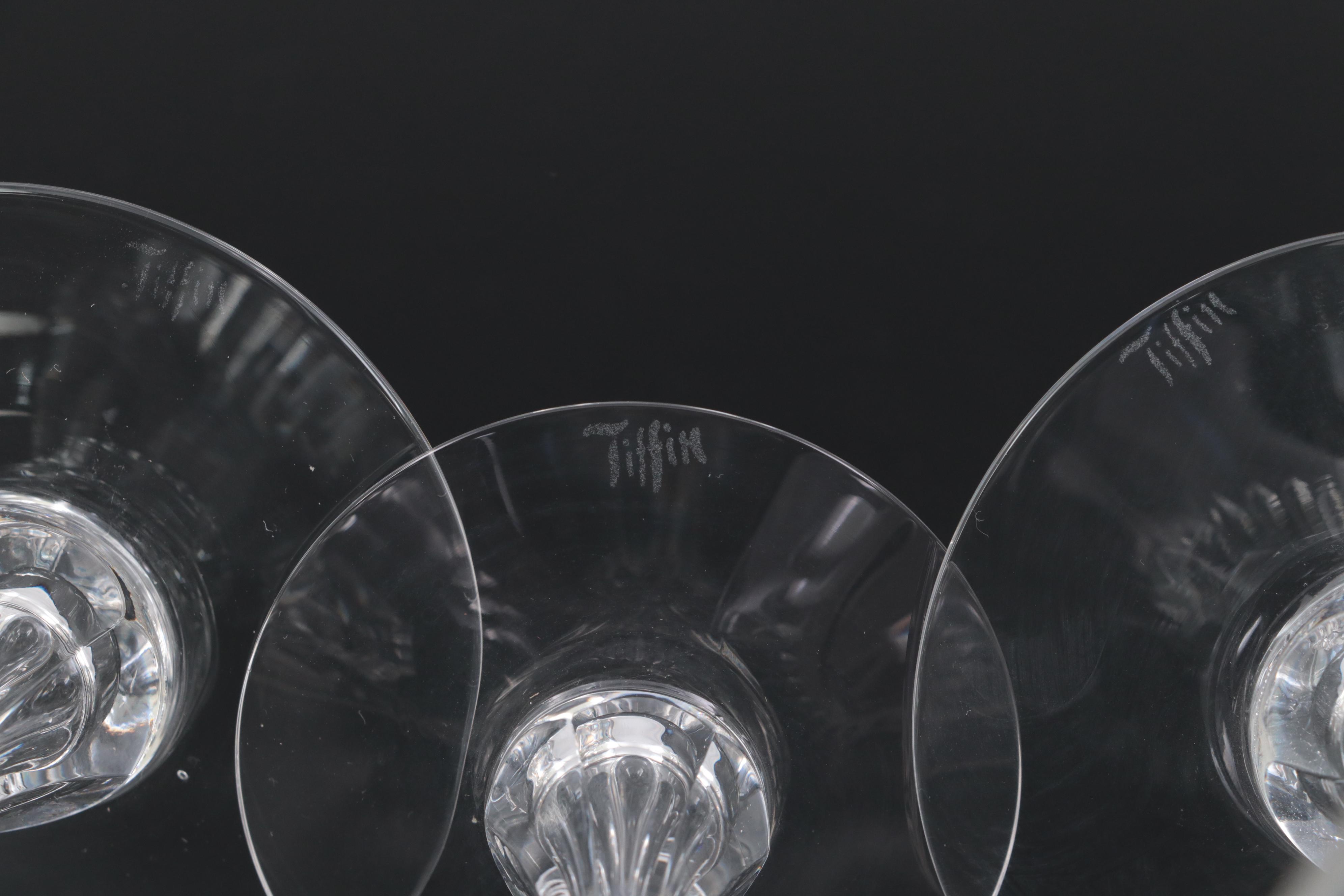 Tiffin-Franciscan "Temple" Crystal Stemware, 1965–1971