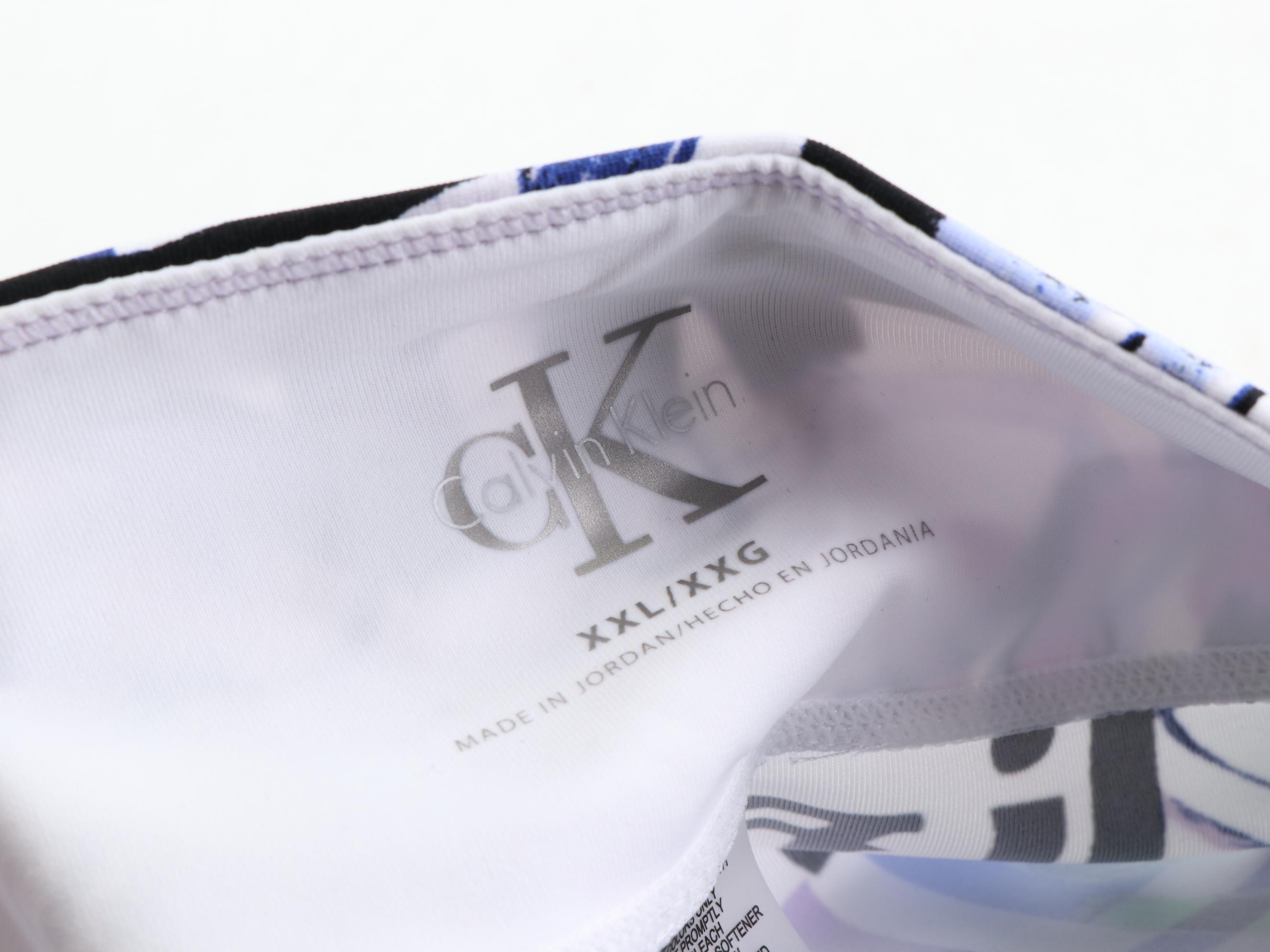 Calvin Klein Printed High-Waisted Bike Shorts, New With Tags