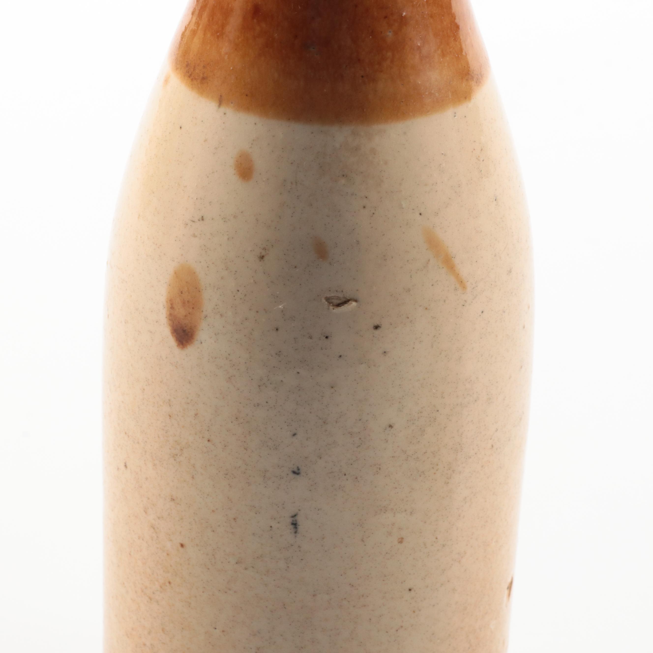 Christian Moerlain Brewing Co. "Old Jug Lager" Stoneware Bottles