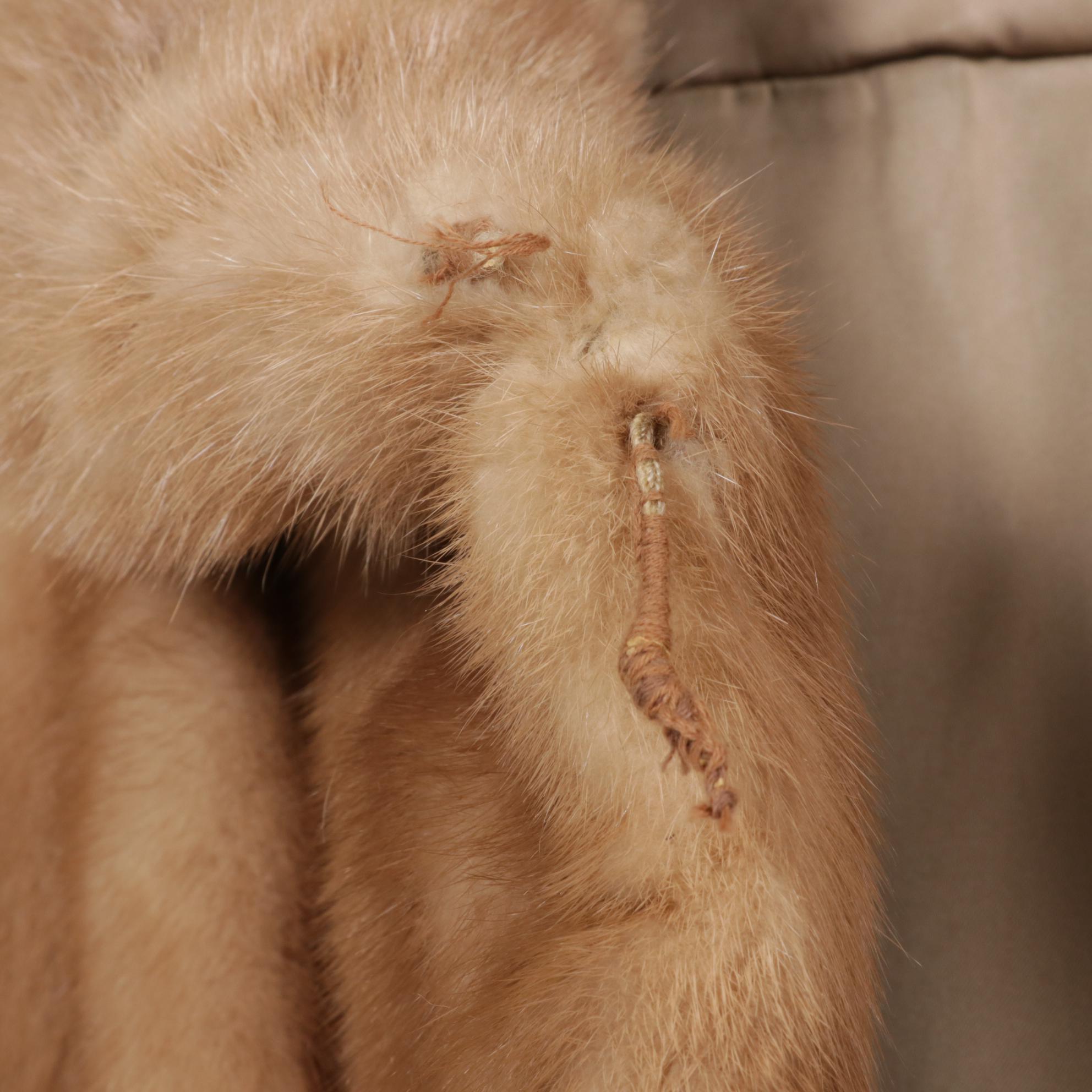 Mink Fur Coat from O'Neil's Fur Salon and Other Wool Coat with Mink Collar