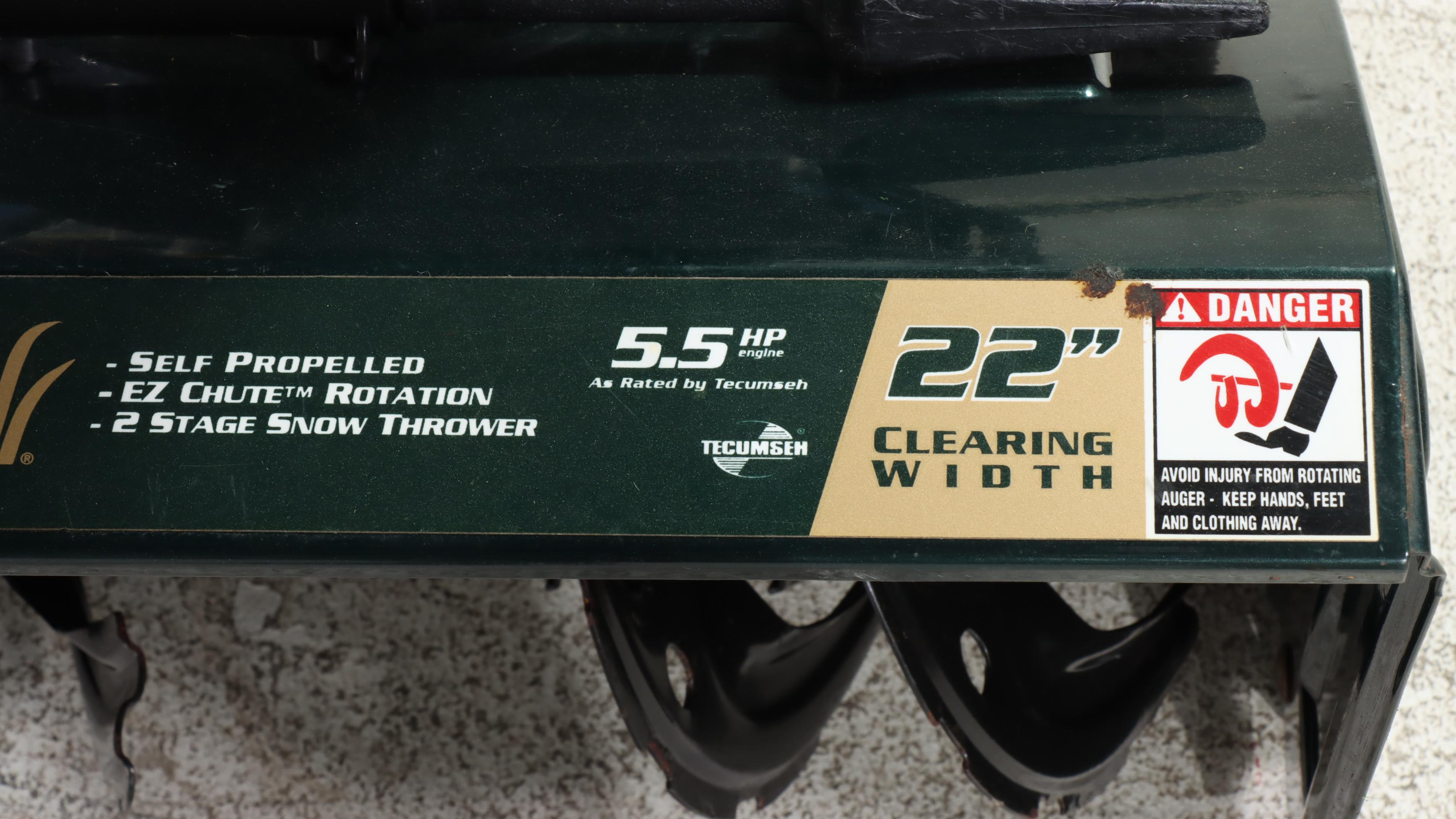 Snow King Yard Machines 22" Self Propelled Snow Thrower