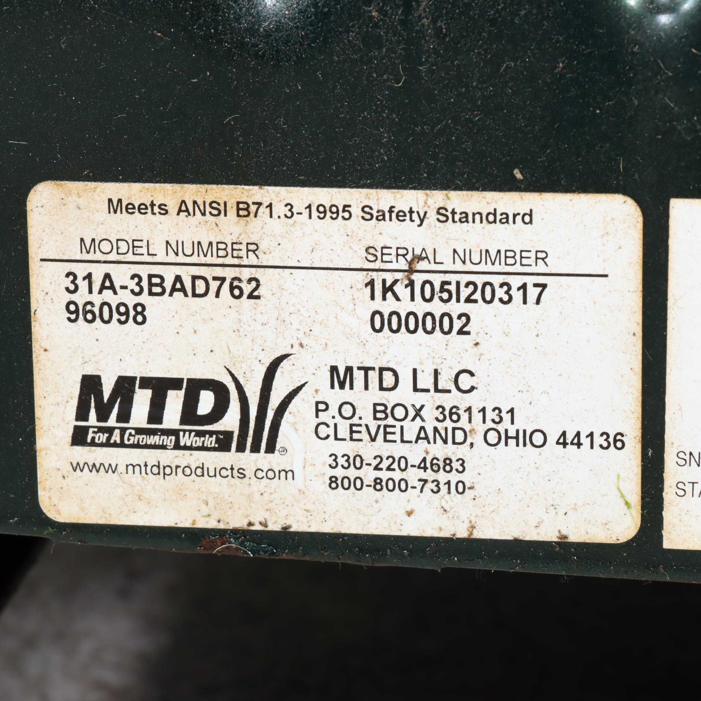 Snow King Yard Machines 22" Self Propelled Snow Thrower