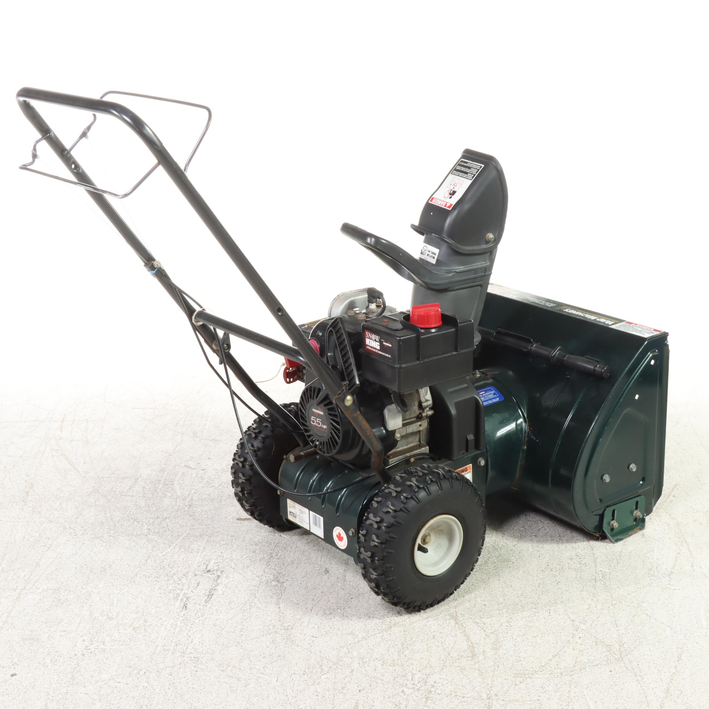 Snow King Yard Machines 22" Self Propelled Snow Thrower