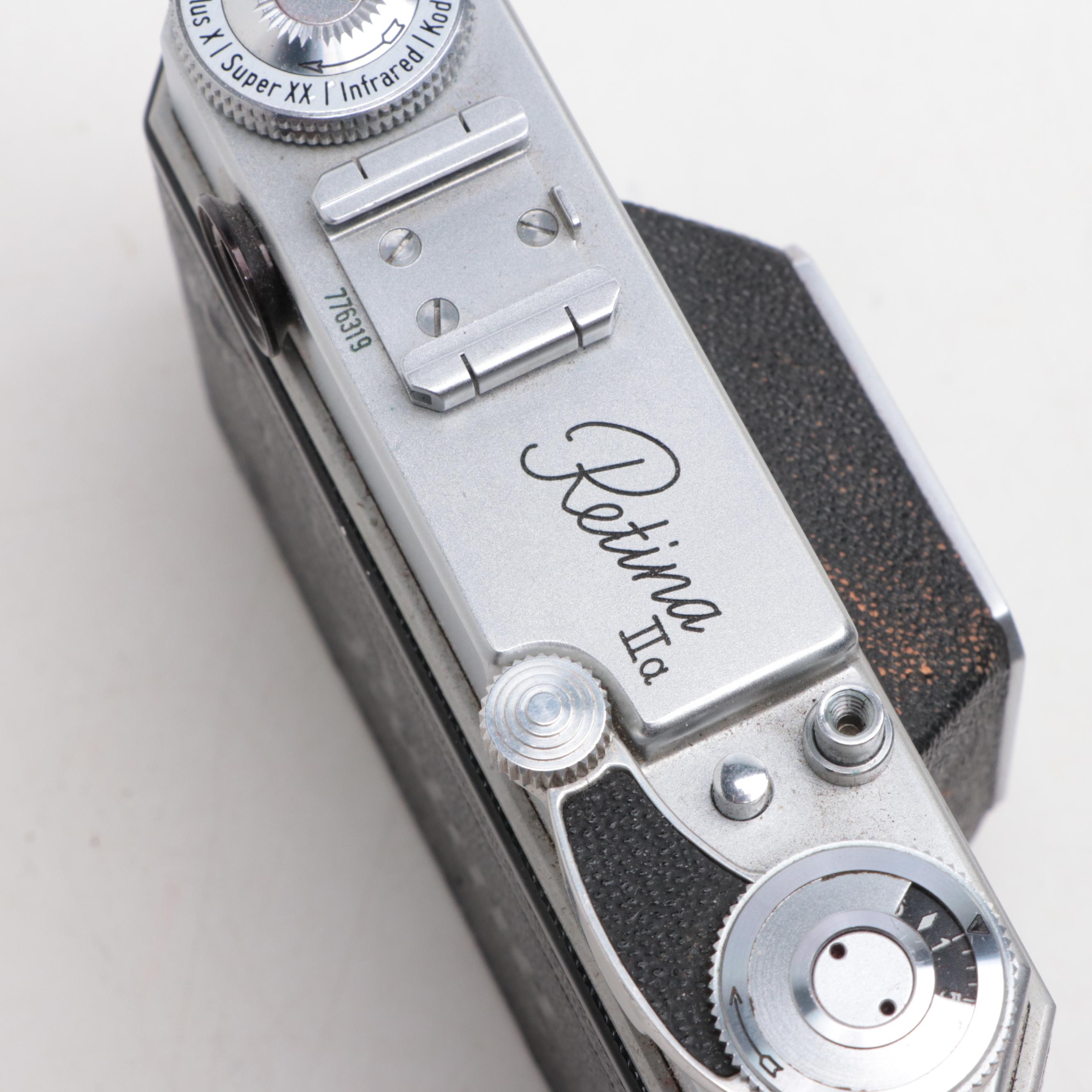 Kodak Retina IIa Still Camera With Olympus 35EC 2 and Accessories