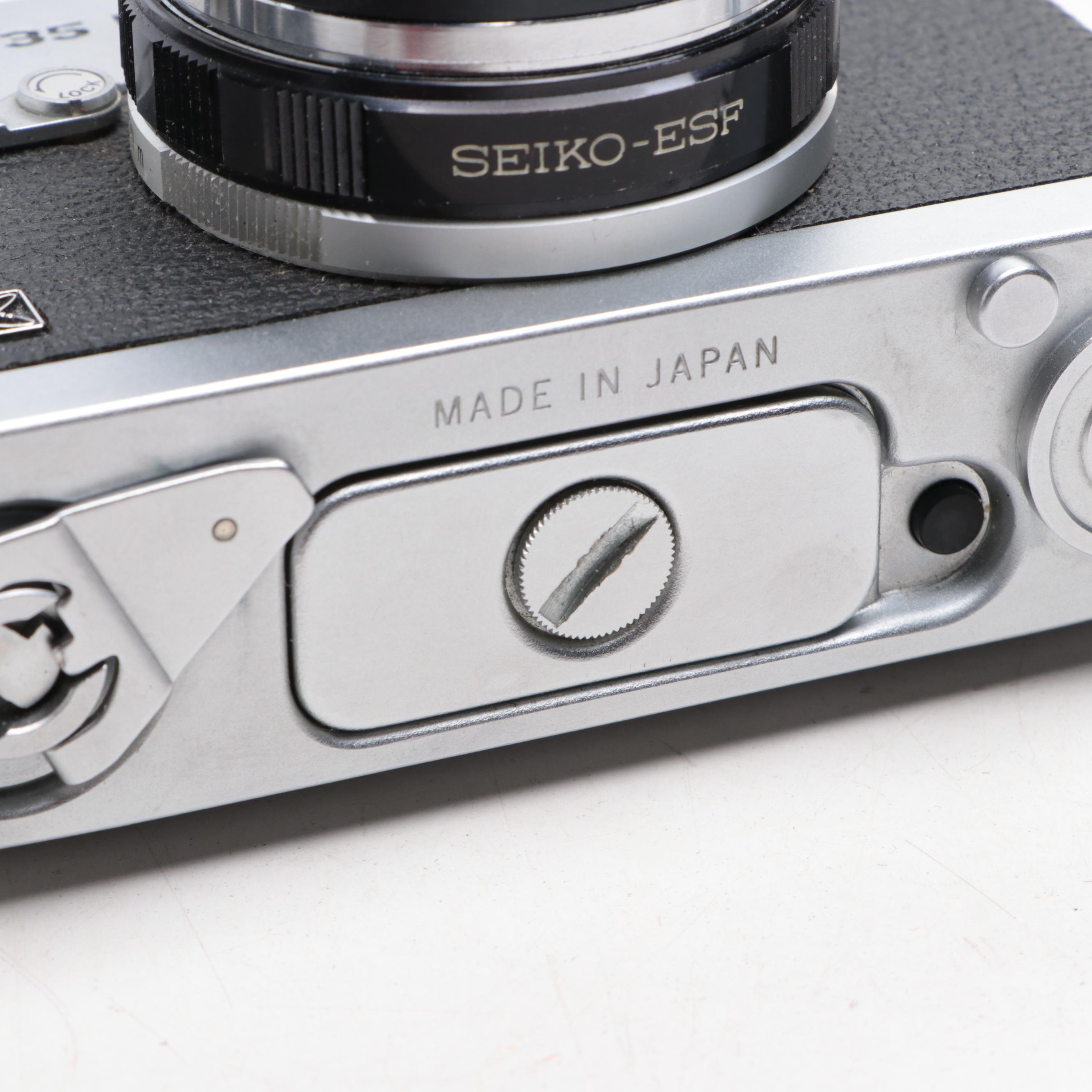 Kodak Retina IIa Still Camera With Olympus 35EC 2 and Accessories