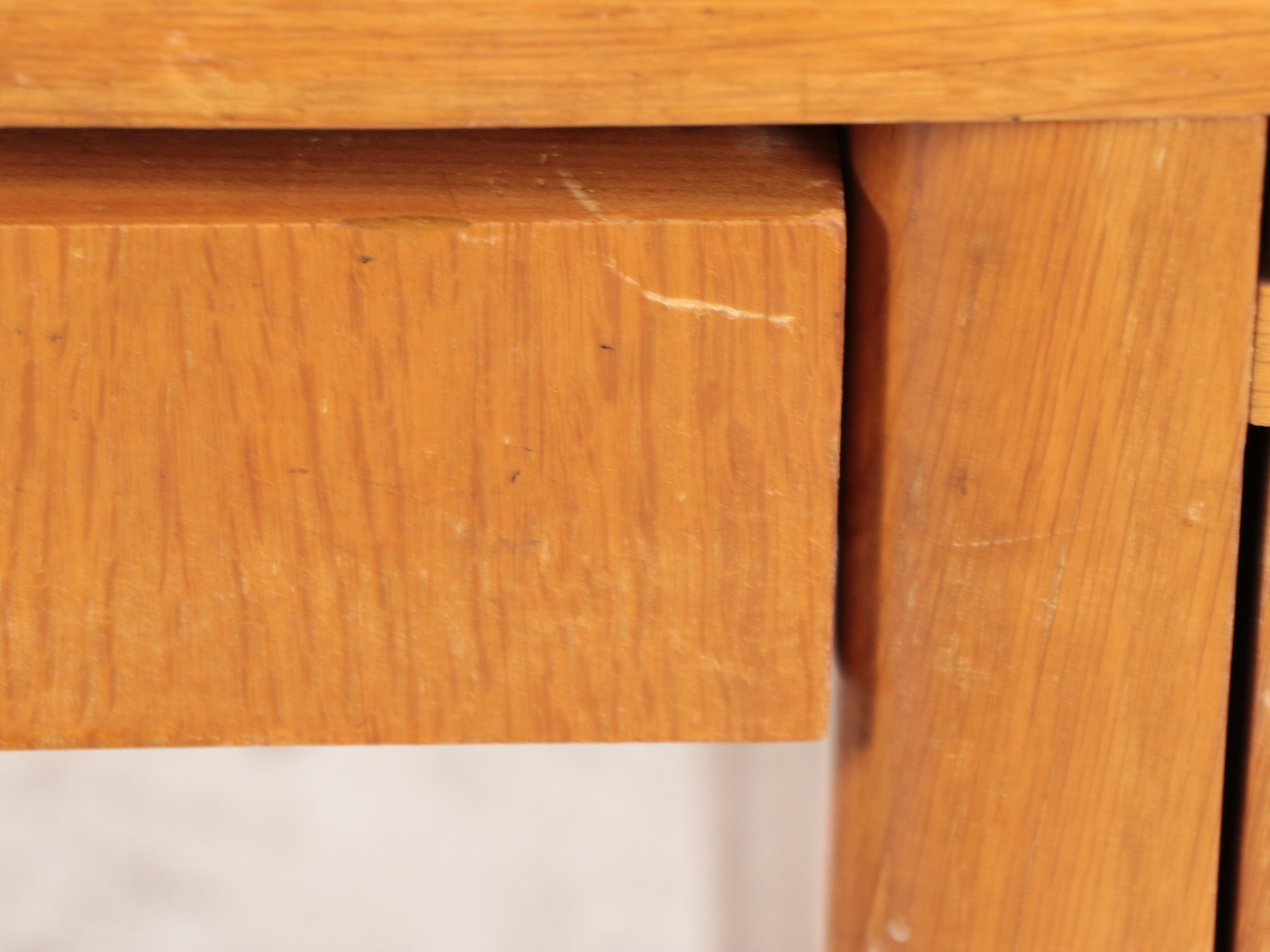 The Jasper Desk Co. Oak Double-Pedestal Desk, Mid-20th Century