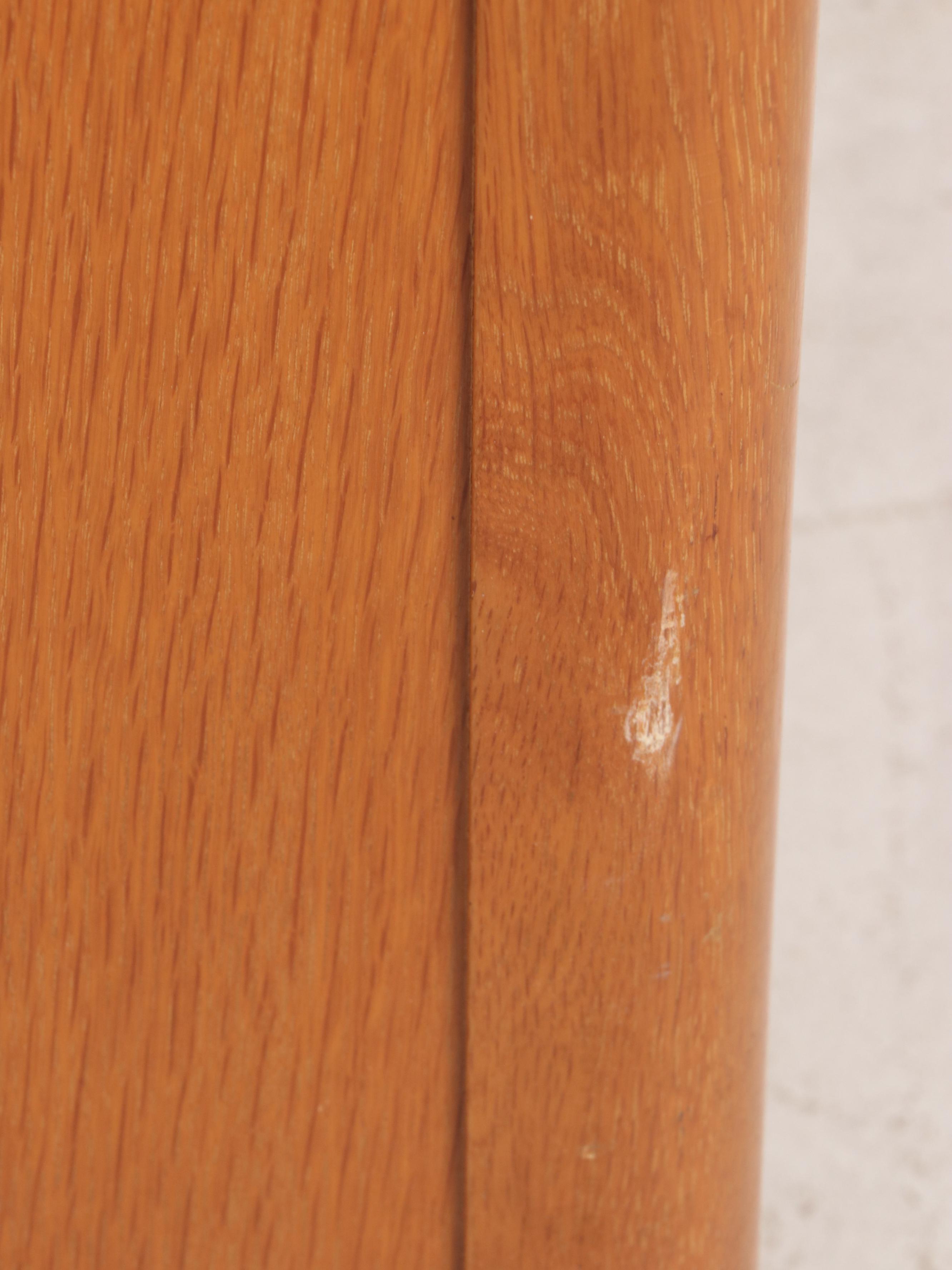 The Jasper Desk Co. Oak Double-Pedestal Desk, Mid-20th Century