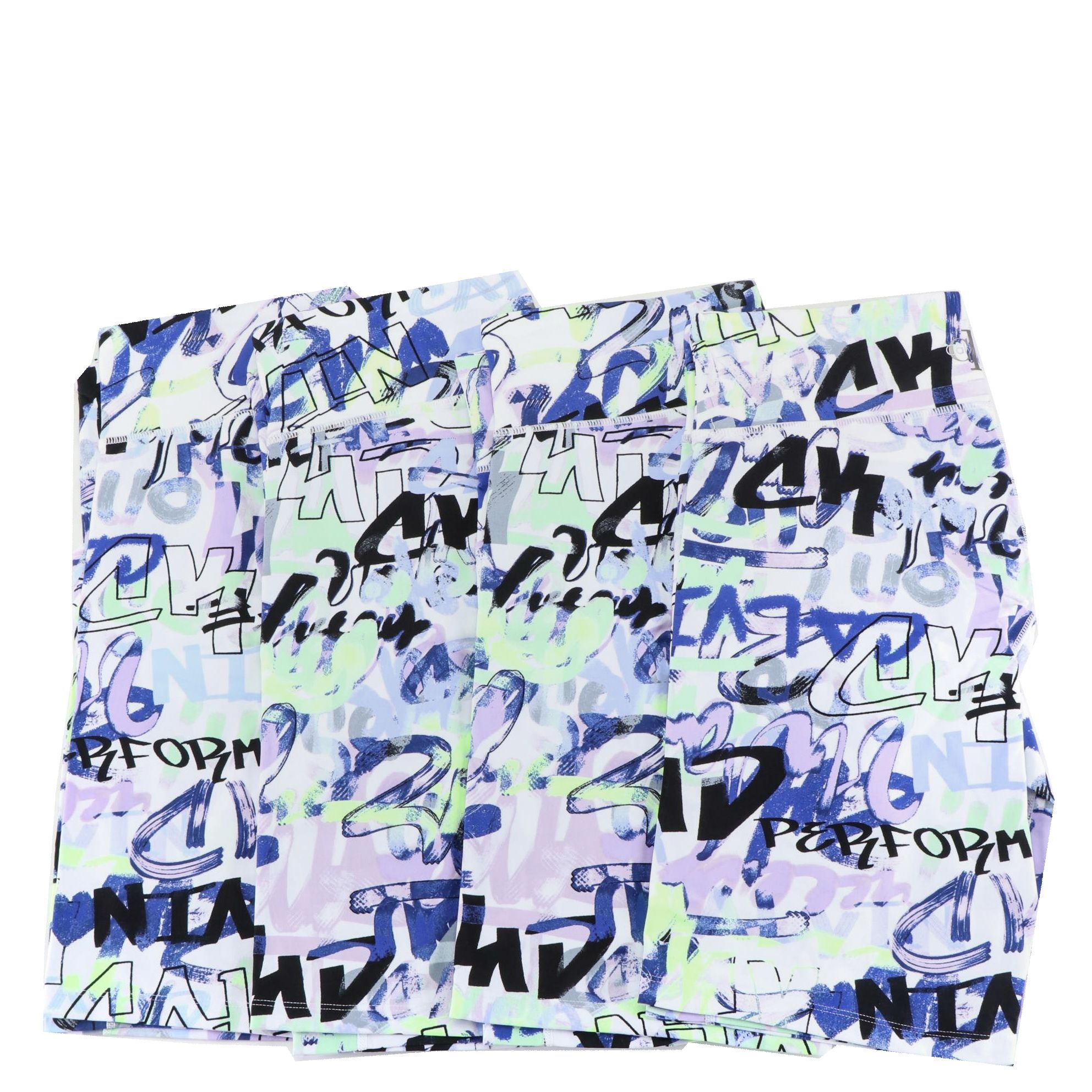 Calvin Klein Printed High-Waisted Bike Shorts, New With Tags