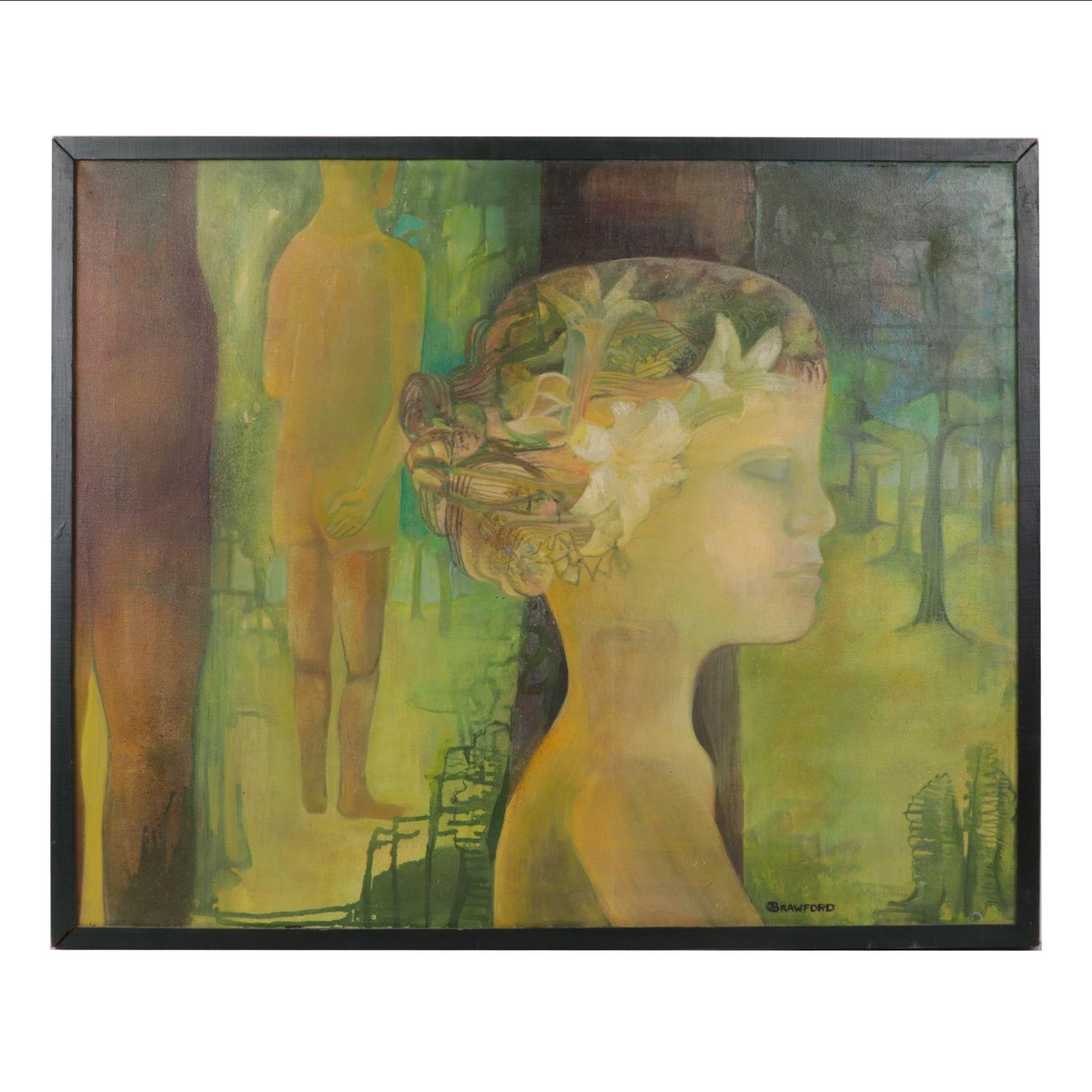 Alice Crawford Oil Painting "Innocence," 1959