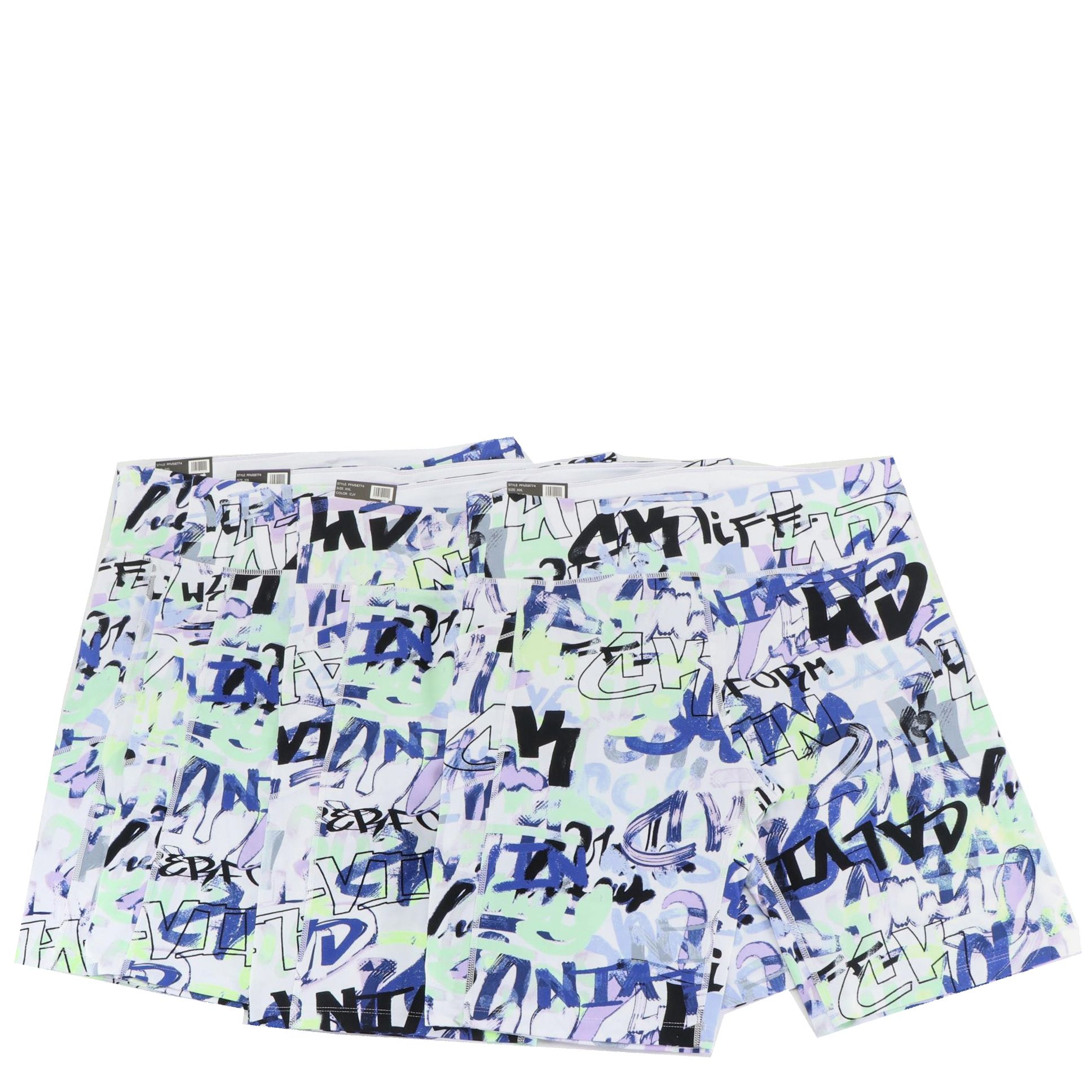 Calvin Klein Printed High-Waisted Bike Shorts, New With Tags