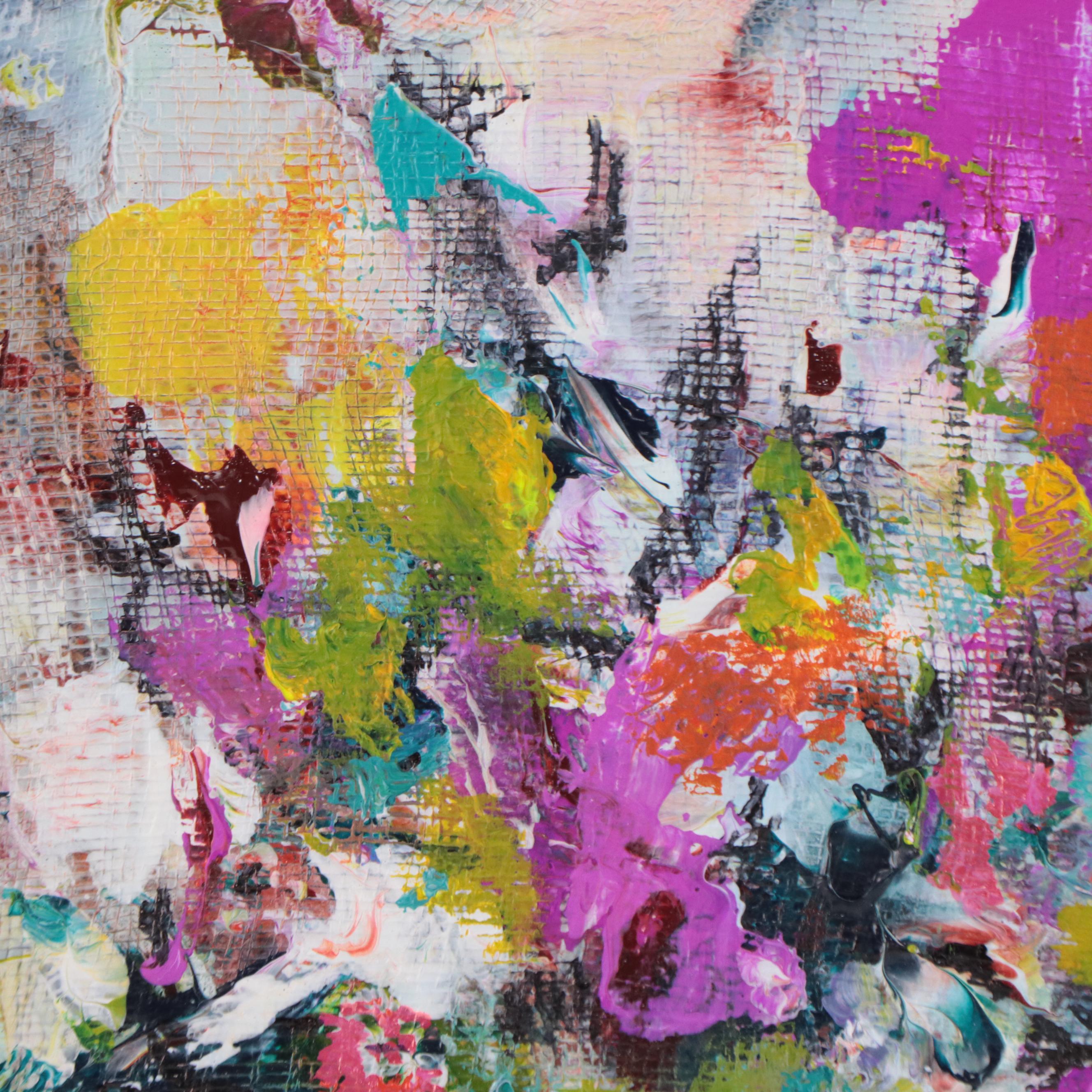 Mark Whitmarsh Acrylic Painting "Flora Still Life," 2022