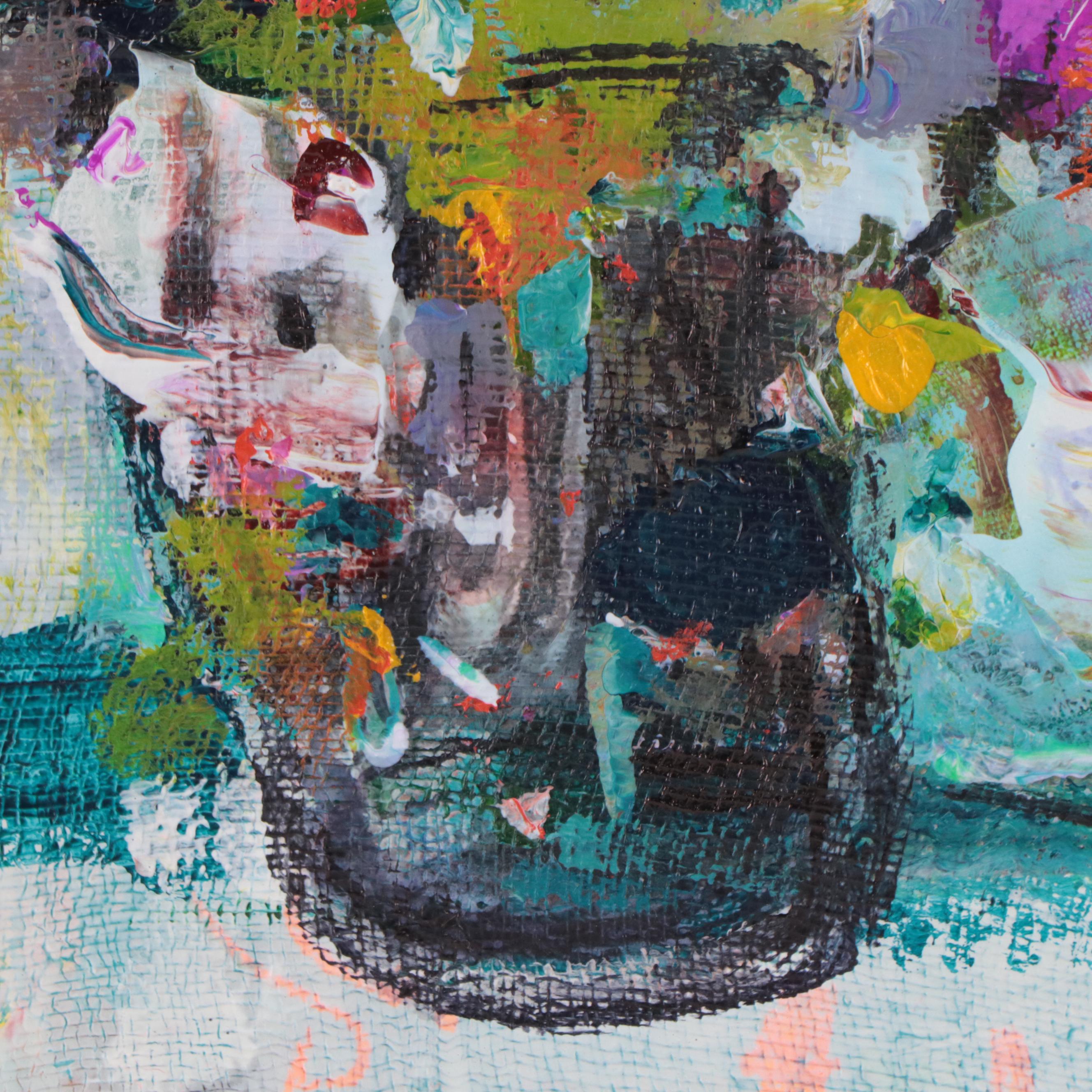 Mark Whitmarsh Acrylic Painting "Flora Still Life," 2022