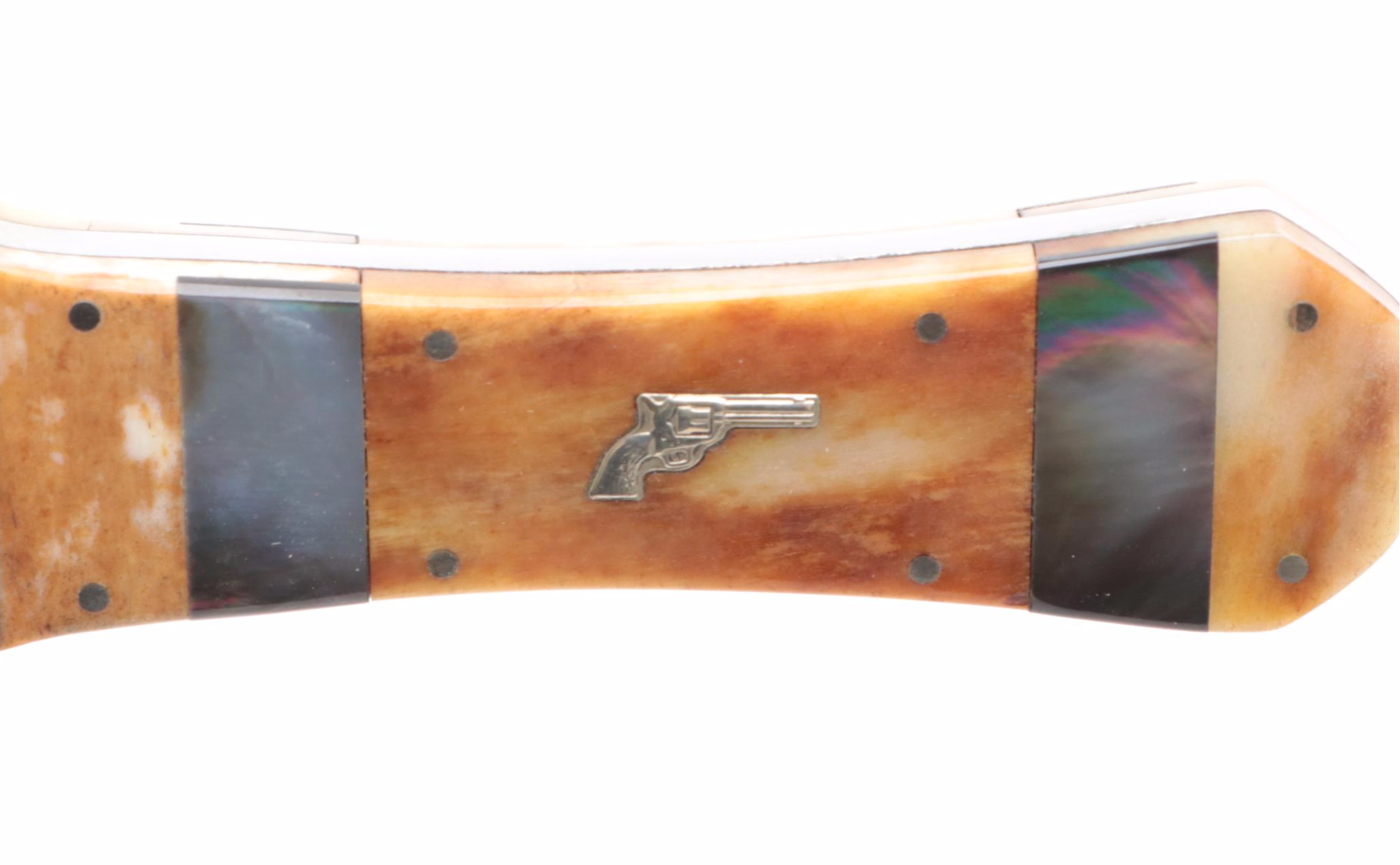 Rough Riders Roy Rogers: King of the Cowboys MOP Inlaid Bowie Knife