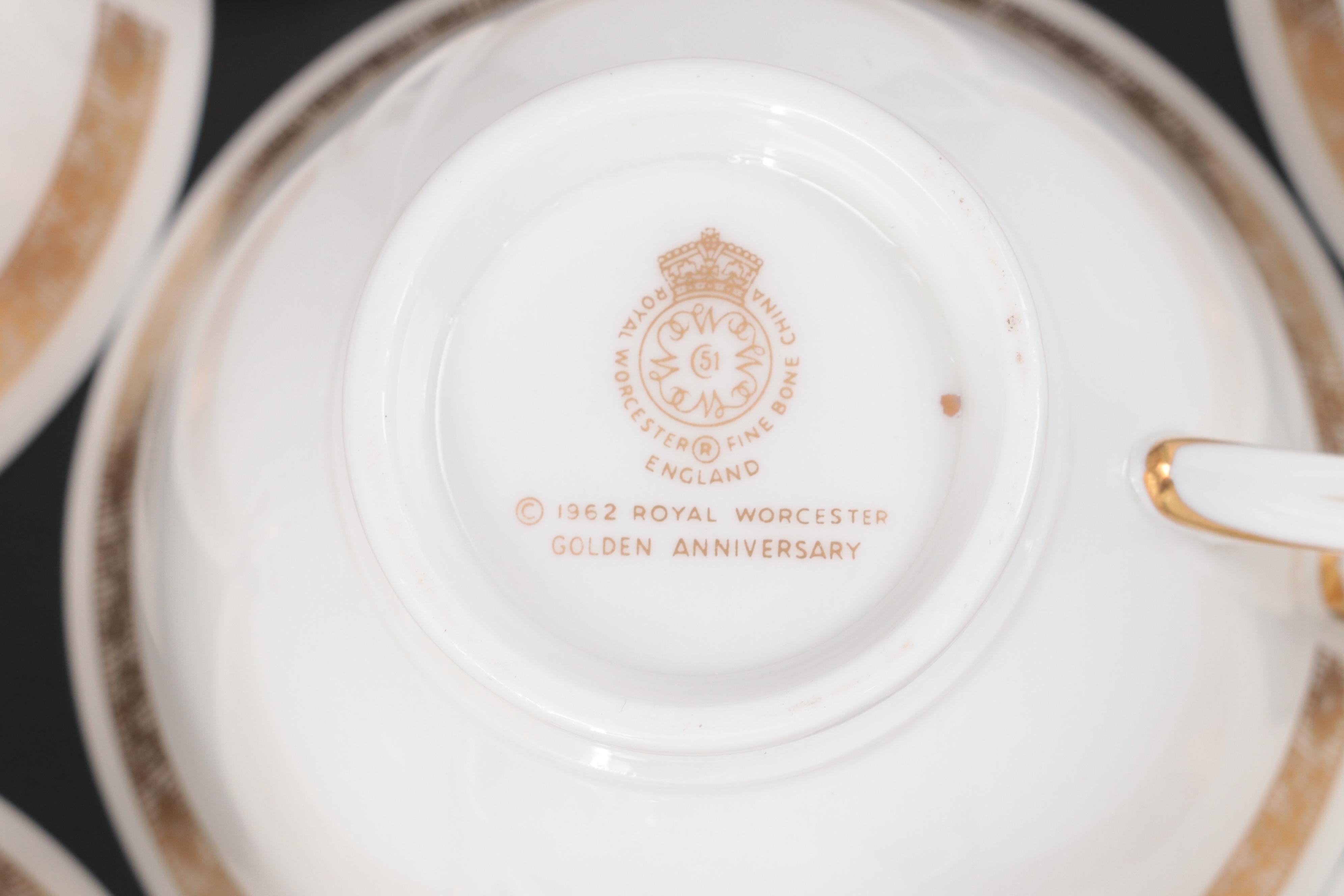 Royal Worcester "Golden Anniversary" Bone China Dinnerware