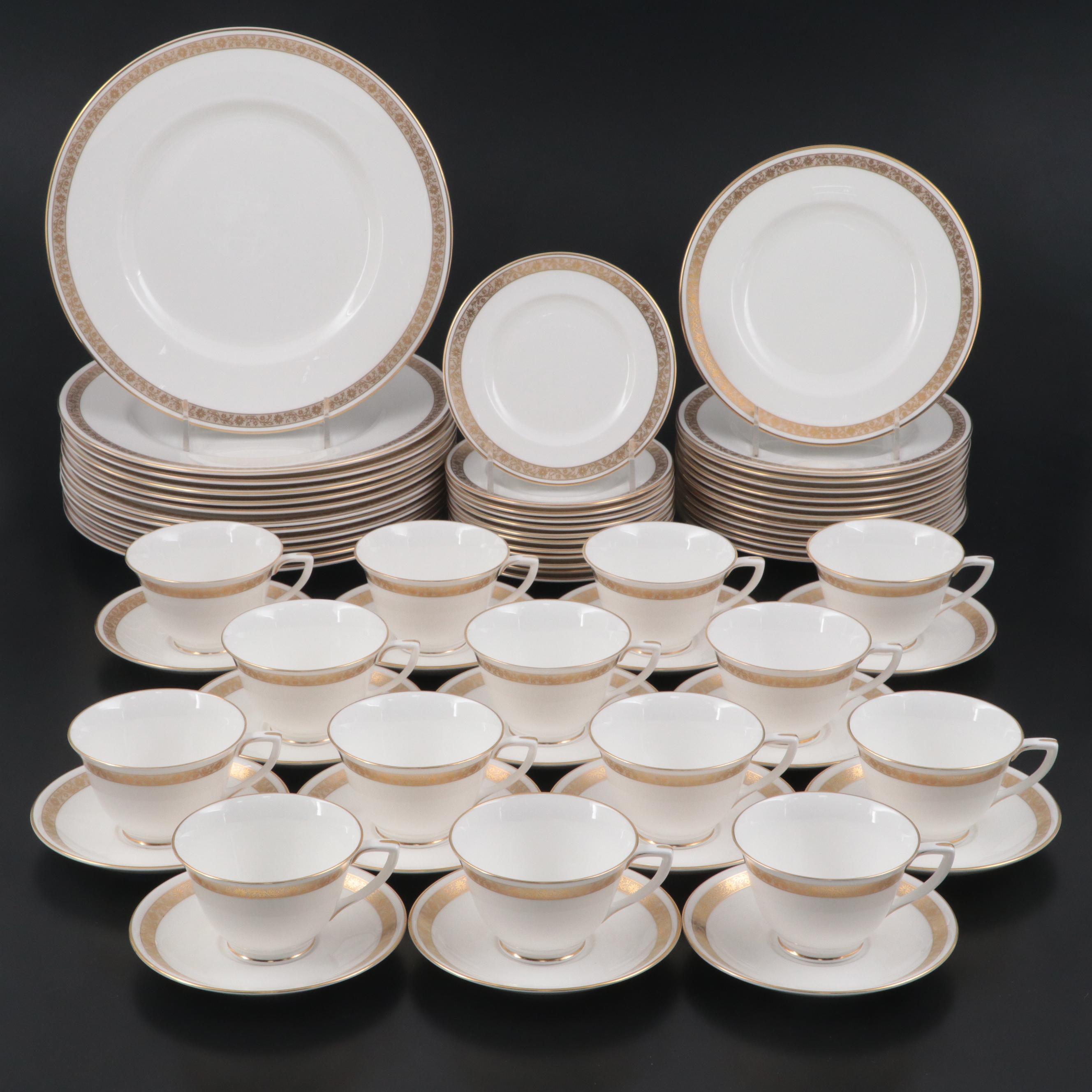 Royal Worcester "Golden Anniversary" Bone China Dinnerware