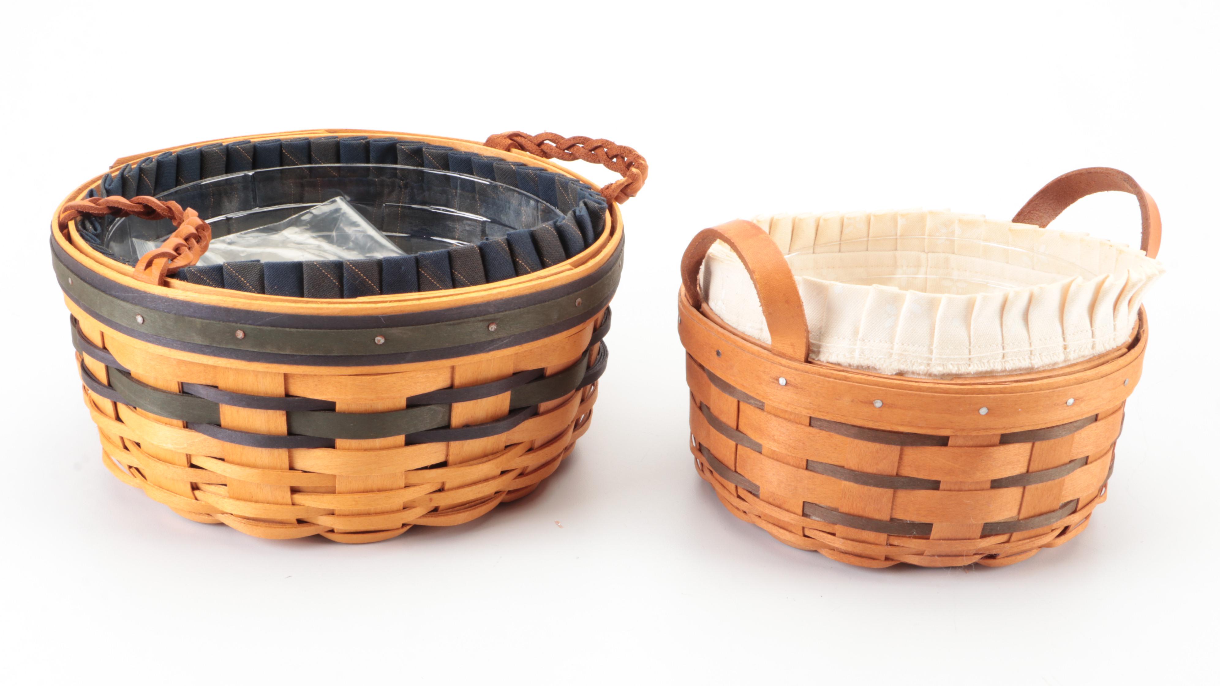 Longaberger Handmade Woven Maple Baskets