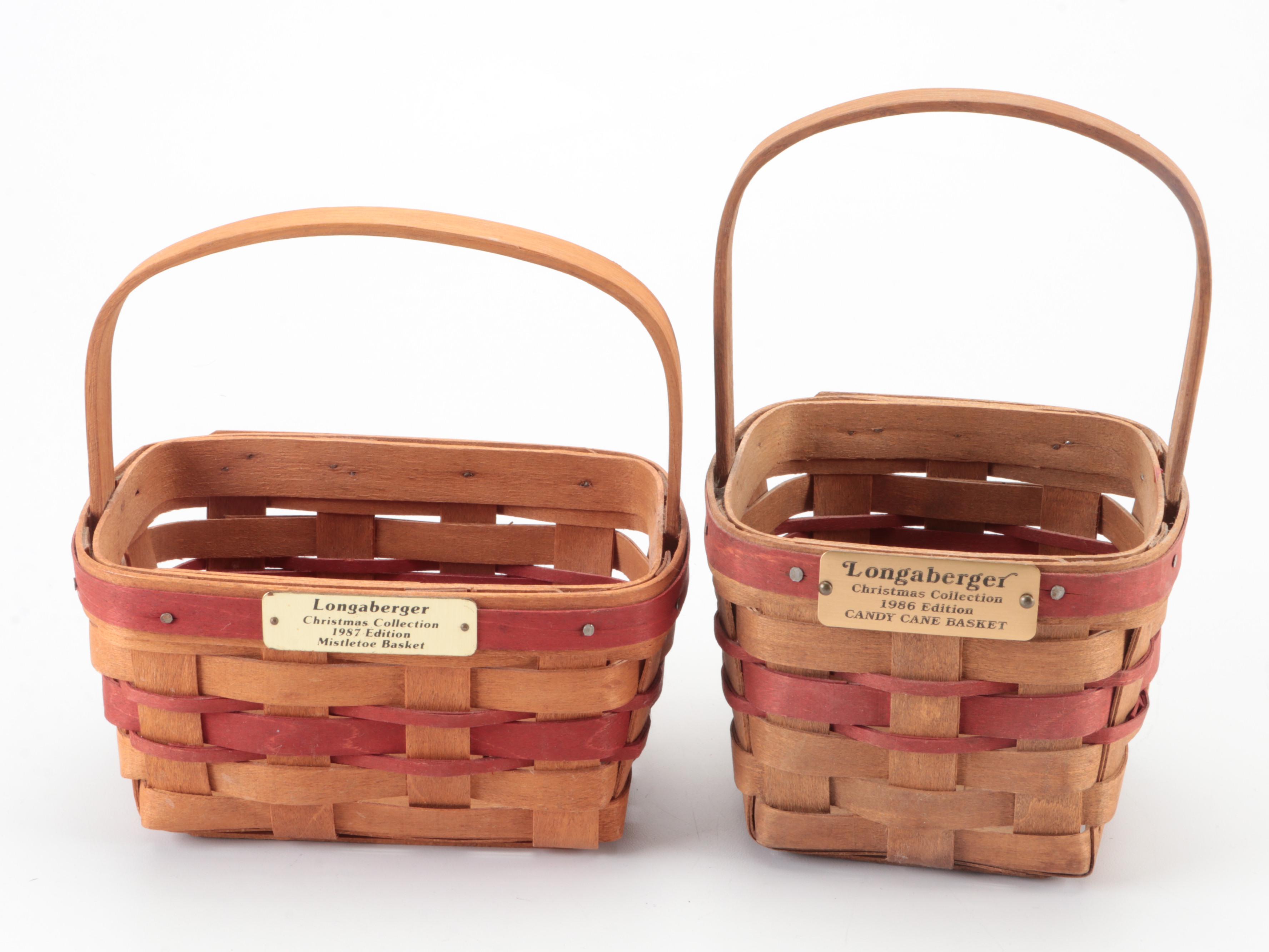 Longaberger Handmade Woven Maple Baskets