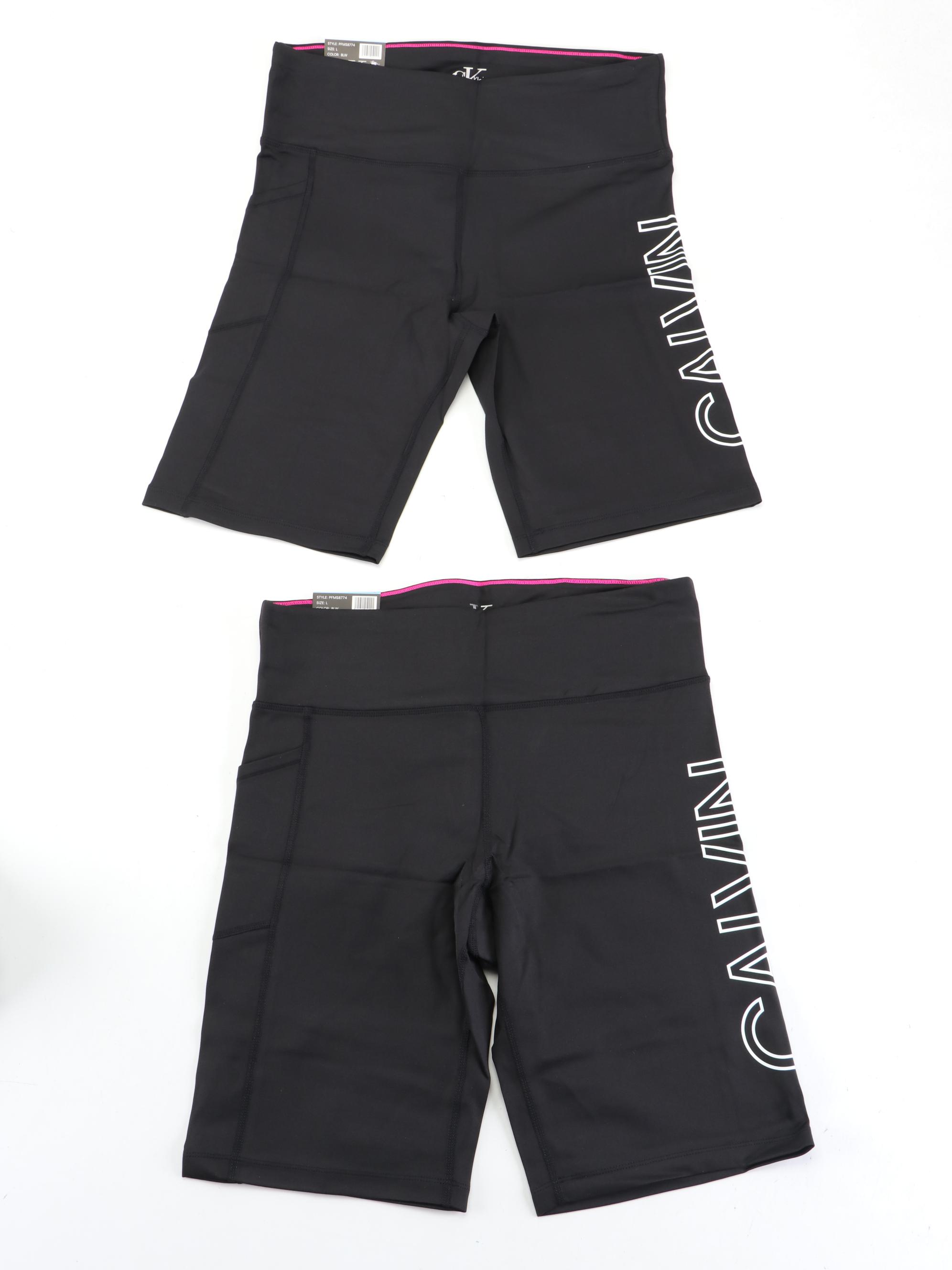 Calvin Klein High-Waisted Bike Shorts, New With Tags