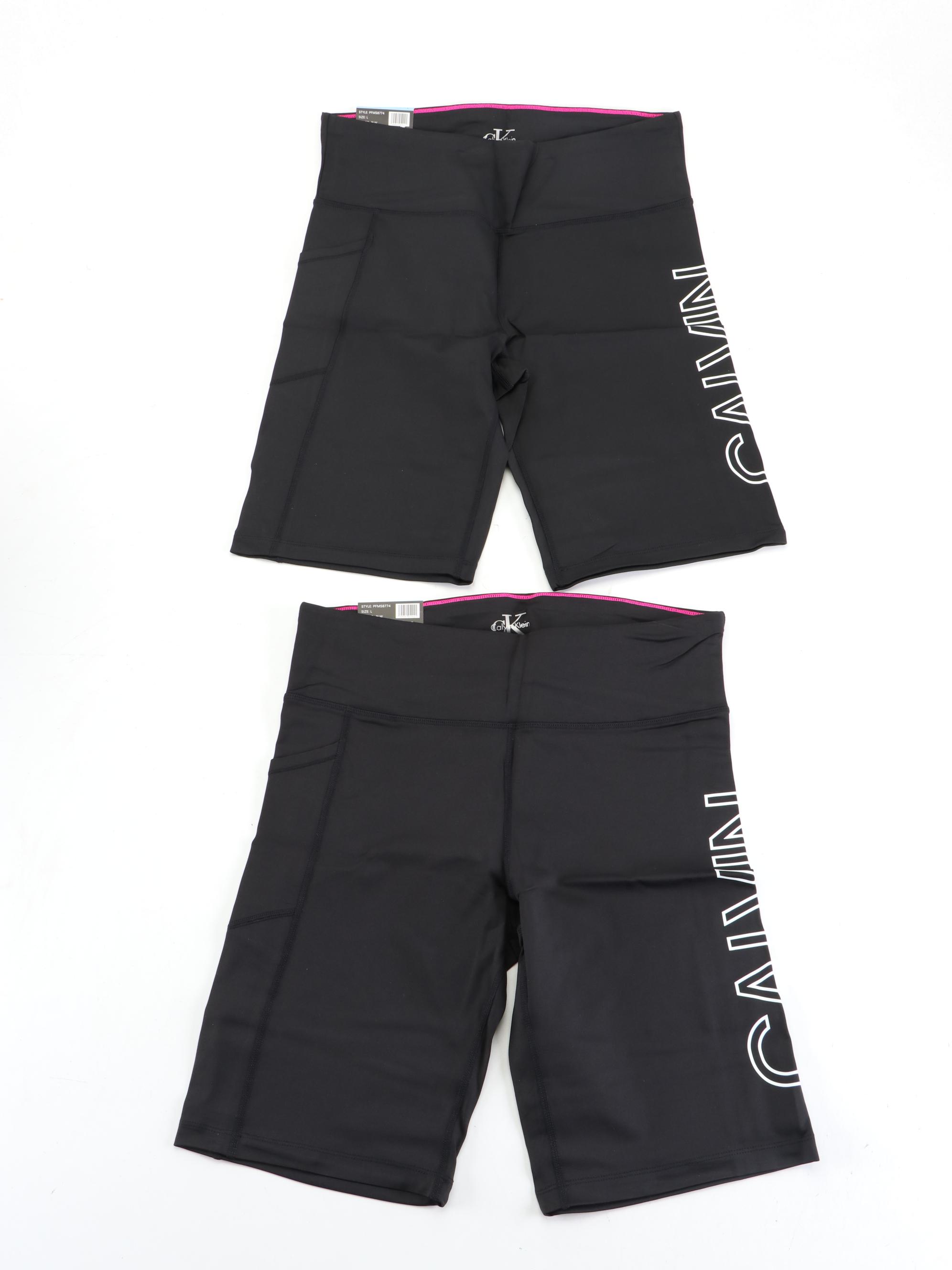 Calvin Klein High-Waisted Bike Shorts, New With Tags