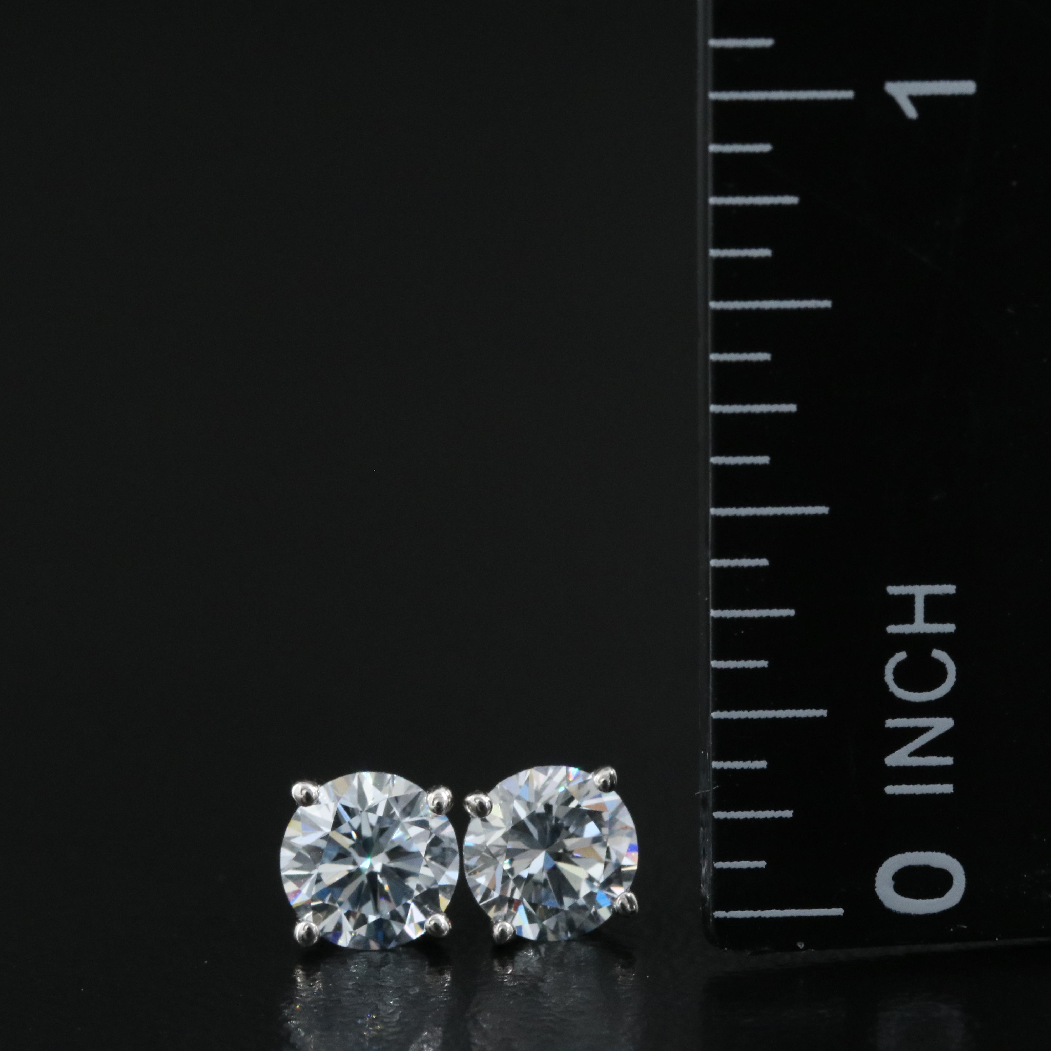 14K 1.19 CTW Lab Grown Diamond Stud Earrings
